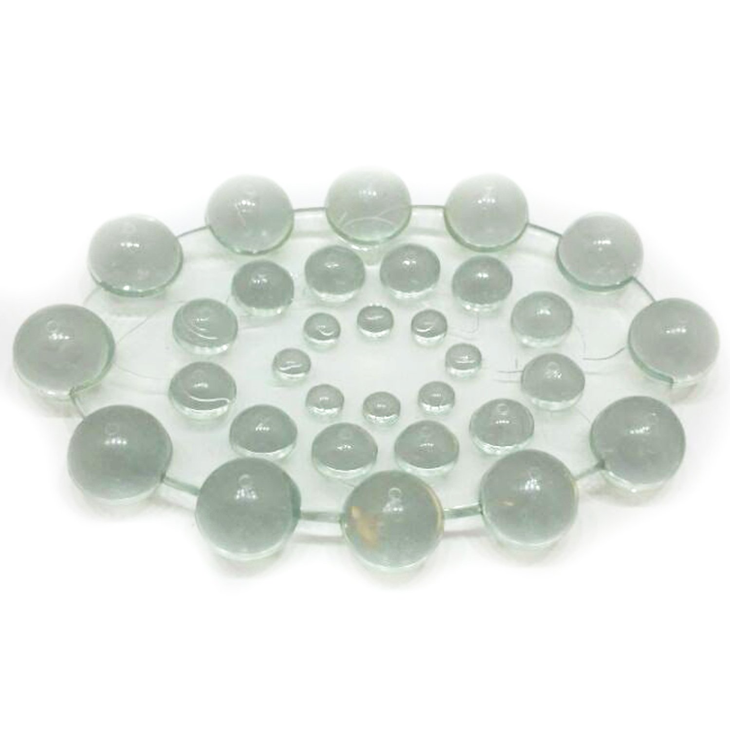 Amazing New Silicon Soap Dish Soap Box Various Colours and Style (Clear Big Bubble)