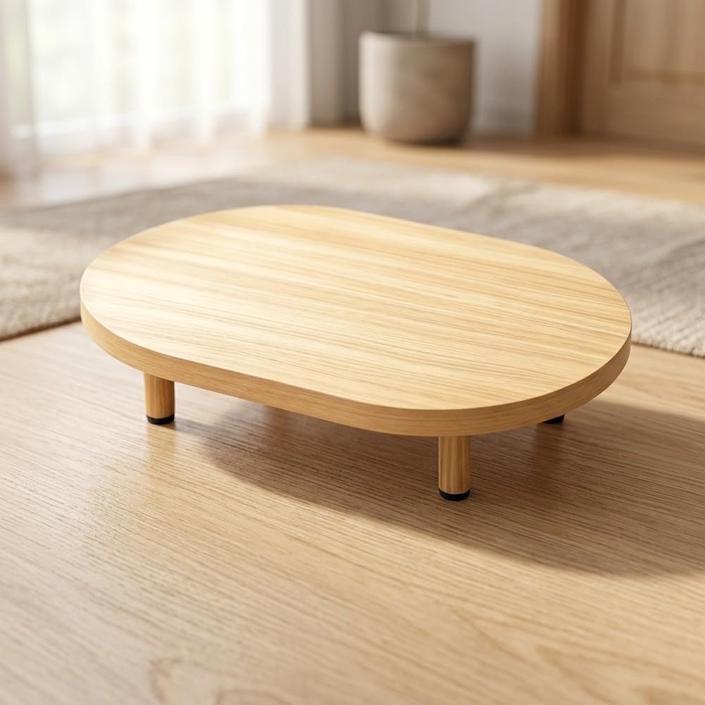 Comedero Gato Elevado Madera 34cm Anti-vómitos