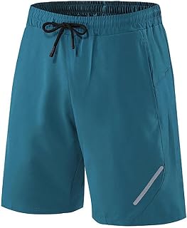 ToySdeal Men's Lightweight Ripstop Outdoor Quick Dry Breathable with Zip Pockets Lightweight Cotton Casual Jogger Hiking Cargo Shorts