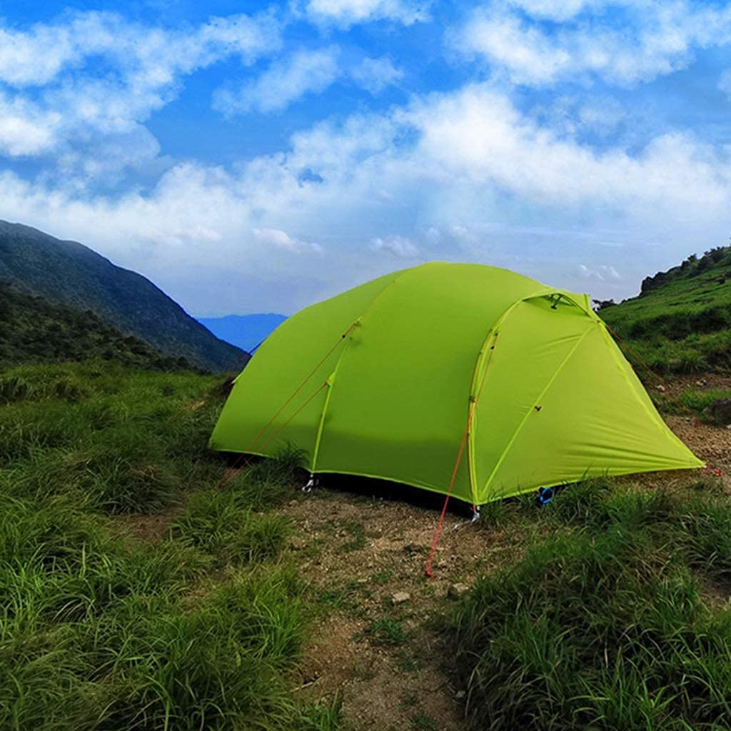 Namiot Kempingowy Namiot Kempingowy Łatwy W Konfiguracji Dwuwarstwowy Wodoodporny 3-sezonowy Namiot Do Uprawiania Turystyki Pieszej Kolarstwo Camping Outdoor Tent Namiot Turystyczny