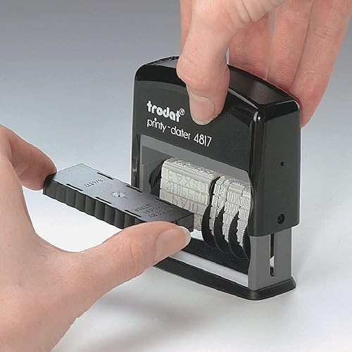 Miniatura 4 de Trodat Almohadillas de tinta de repuesto 64817 Paquete de 2 Tinta Roja para el Printy 4817 y 4813