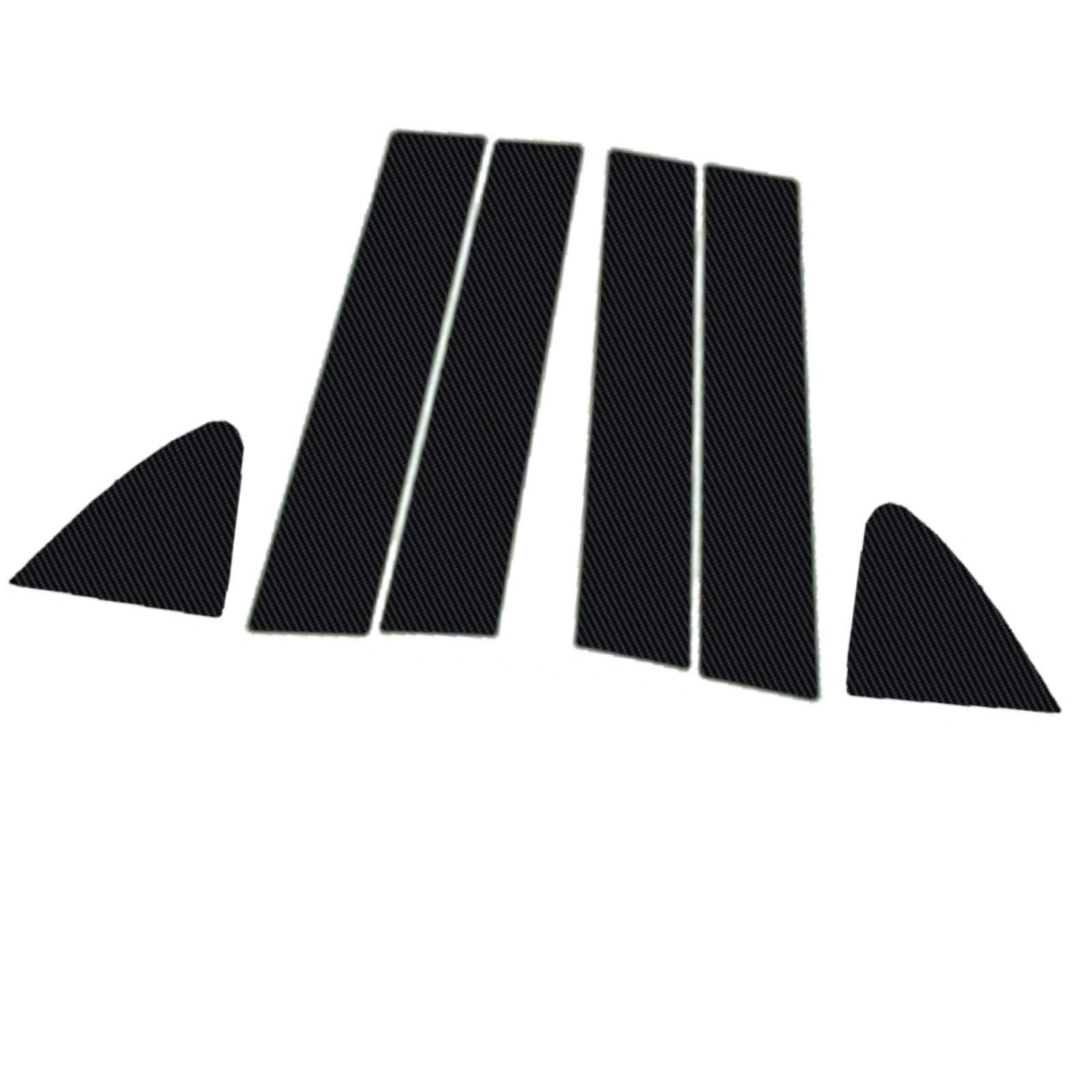 Postes de pilar para Chevrolet Silverado 2019-2022, pegatinas protectoras de ventana negra 8