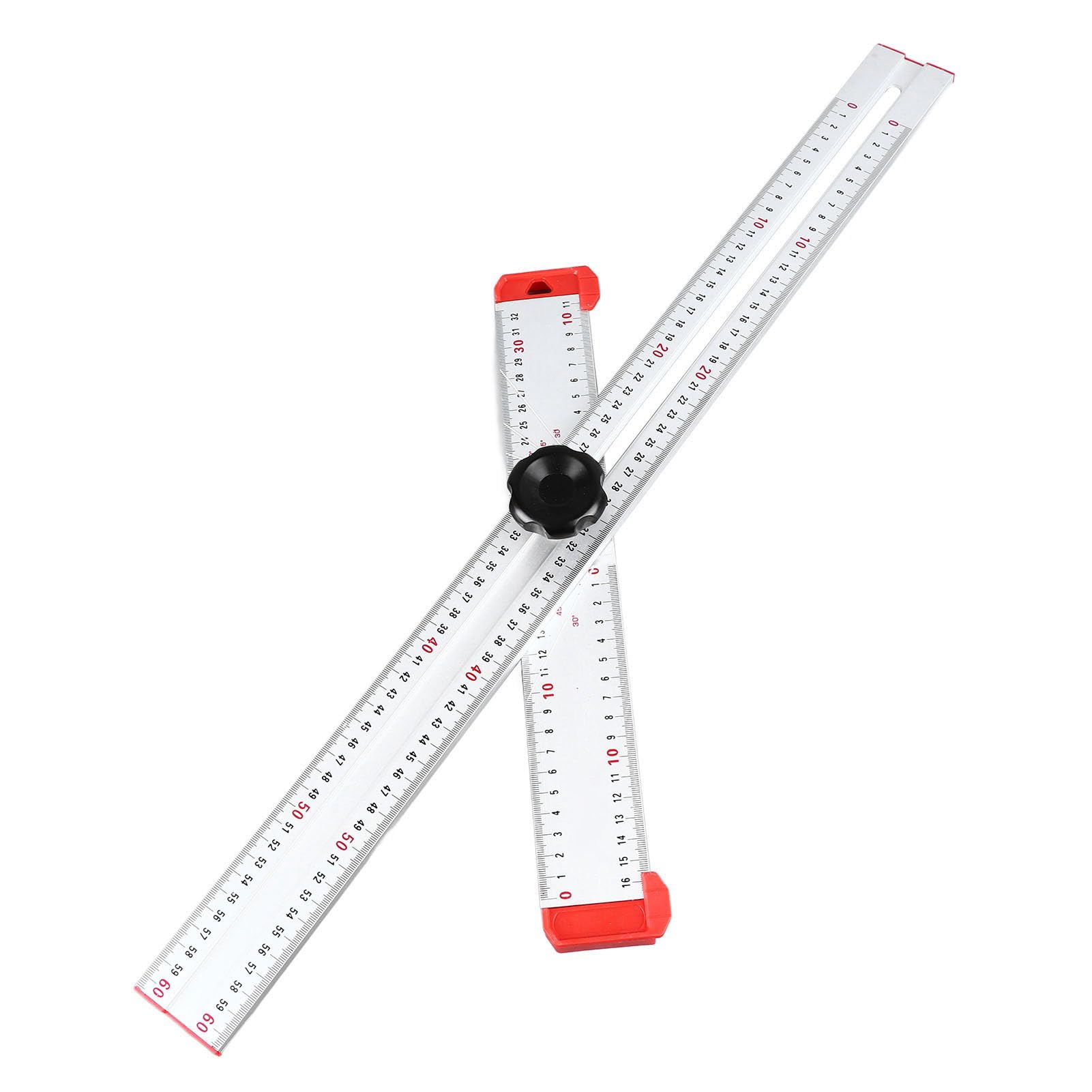 Squadra Regolabile 600mm Leggera in Alluminio per Falegnameria e Progetti