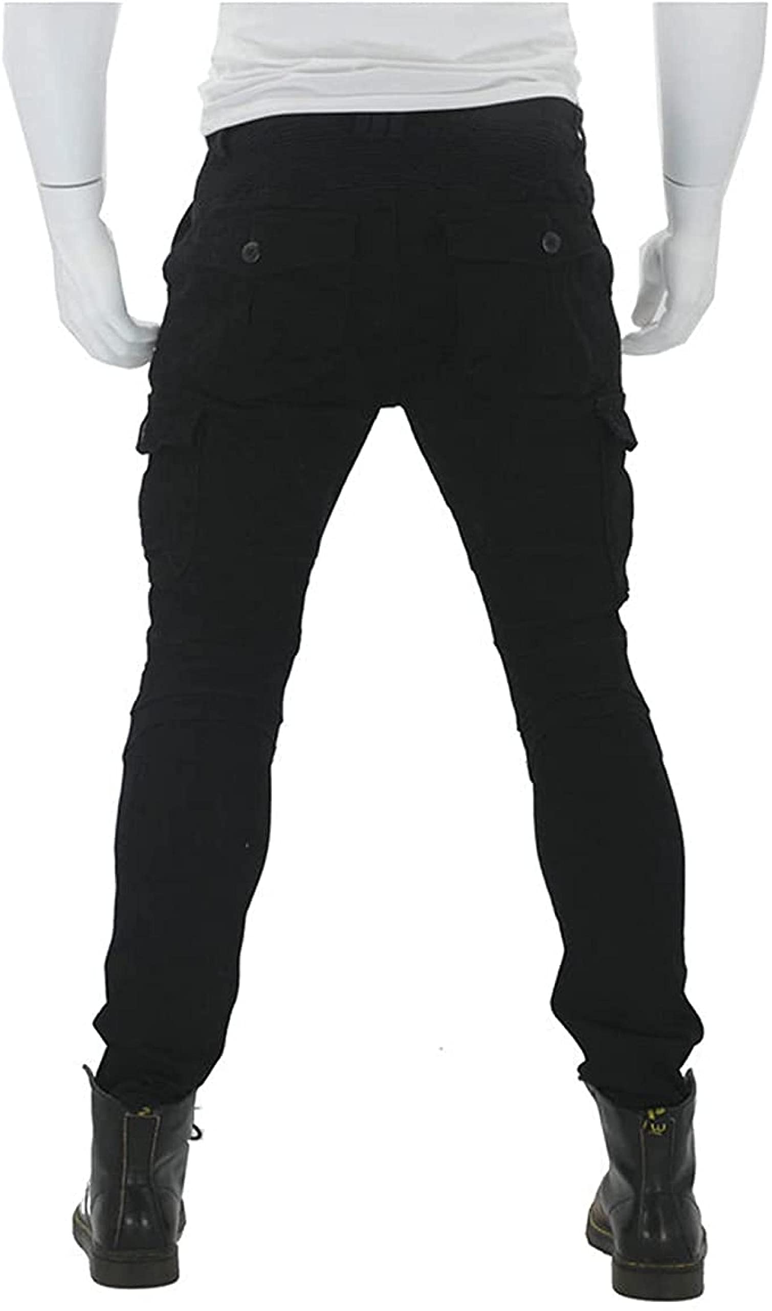 Motorradhose,Schutzhose,Herren,Motorradjeans,aus atmungsaktivem, verschleißfestem,mit 2 Paar Protektoren an Hüfte und Knie, abnehmbare Pads