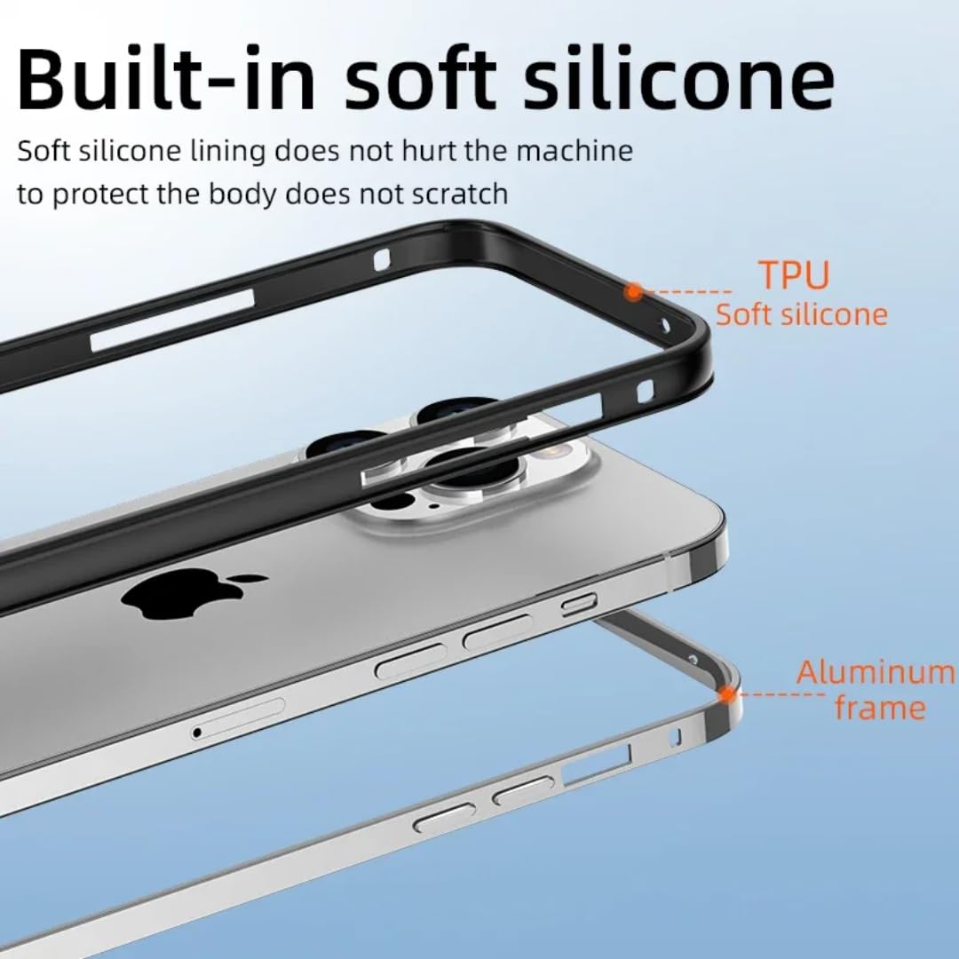 Coque de Protection en Aluminium pour iPhone Air (Bleu Ciel)