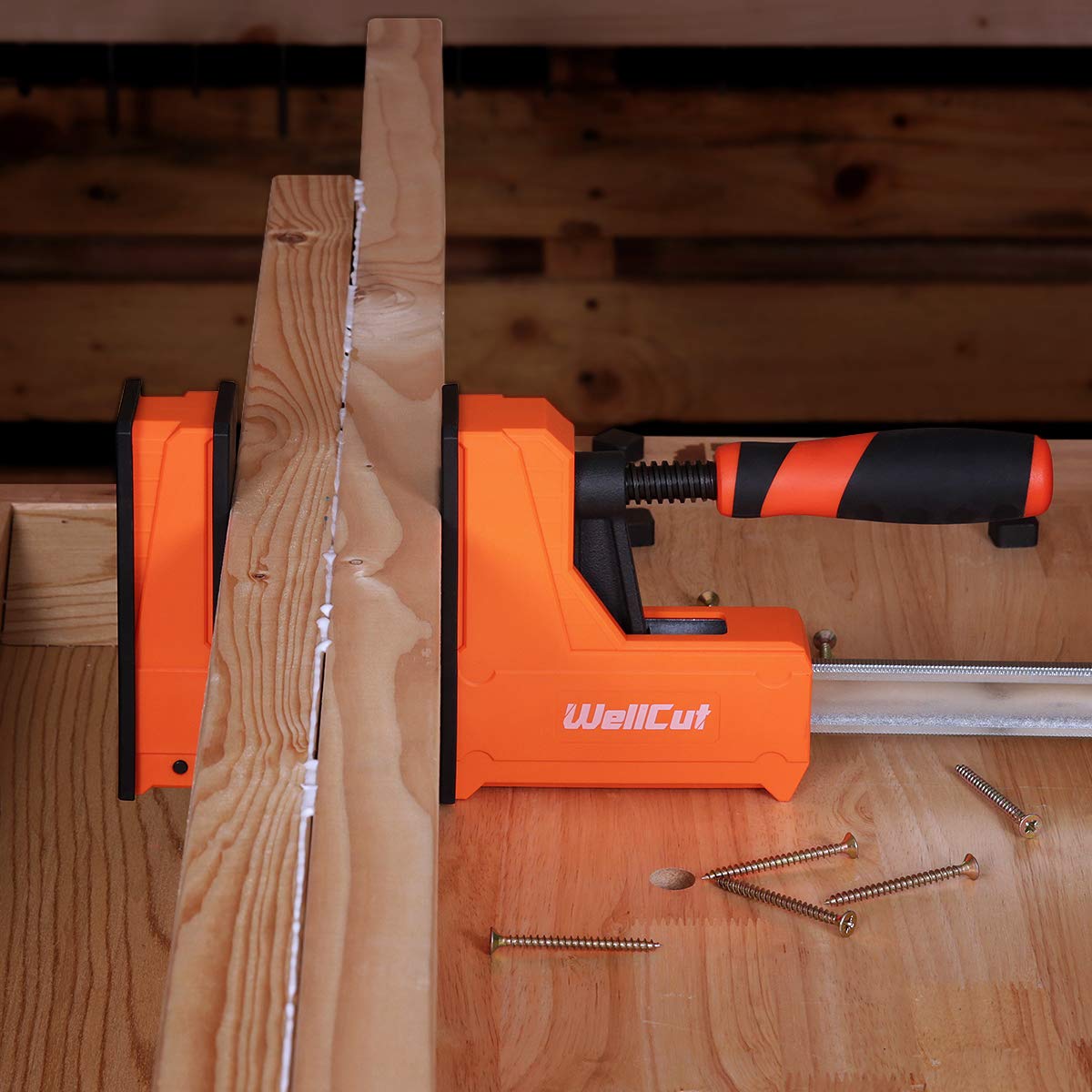 Fully Adjustable Parallel Jaw Wood Clamps Rachet Working Clamp, Quick Release Clamp 95X800