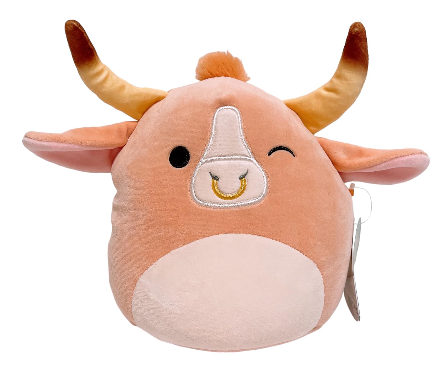 Squishmallow 8インチ ヨーク ハイランドカウ マゼンタ バレンタイン