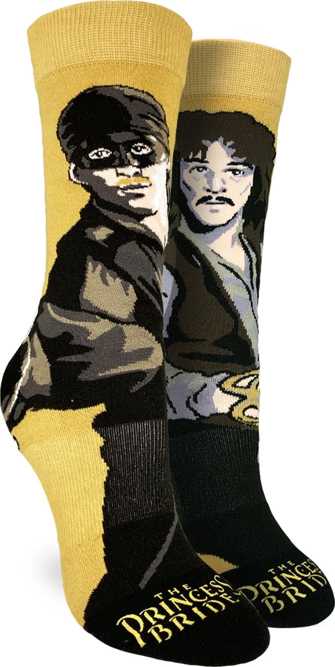 Good Luck Sock Women's The Princess Bride, Westley & Inigo Montoya, The Princess Bride Socks, Adult, Small