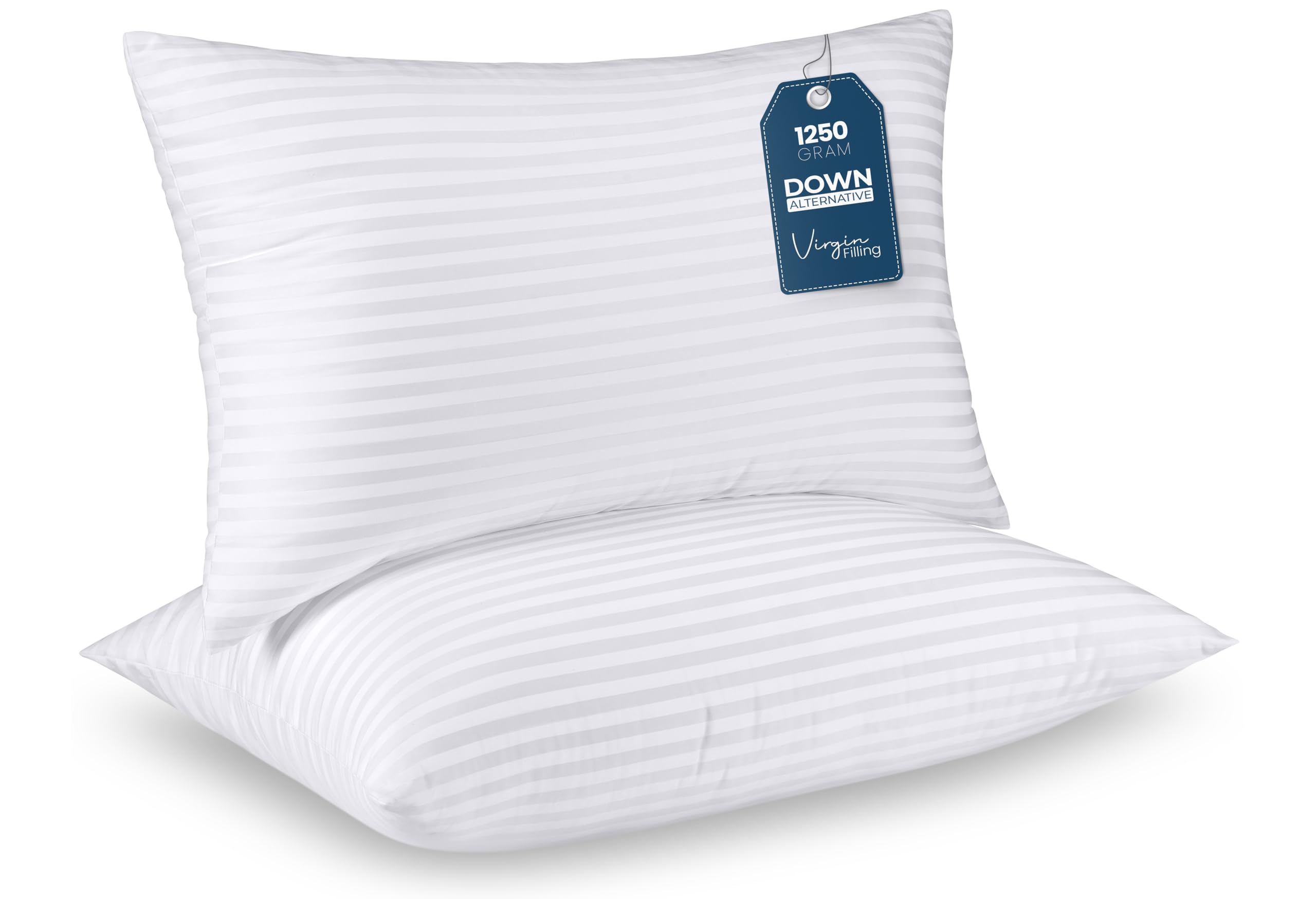 Utopia Bedding Pillows King Size Set of 2 (White), Hotel Pillows, Cooling Pillow for Side, Back or Stomach Sleepers