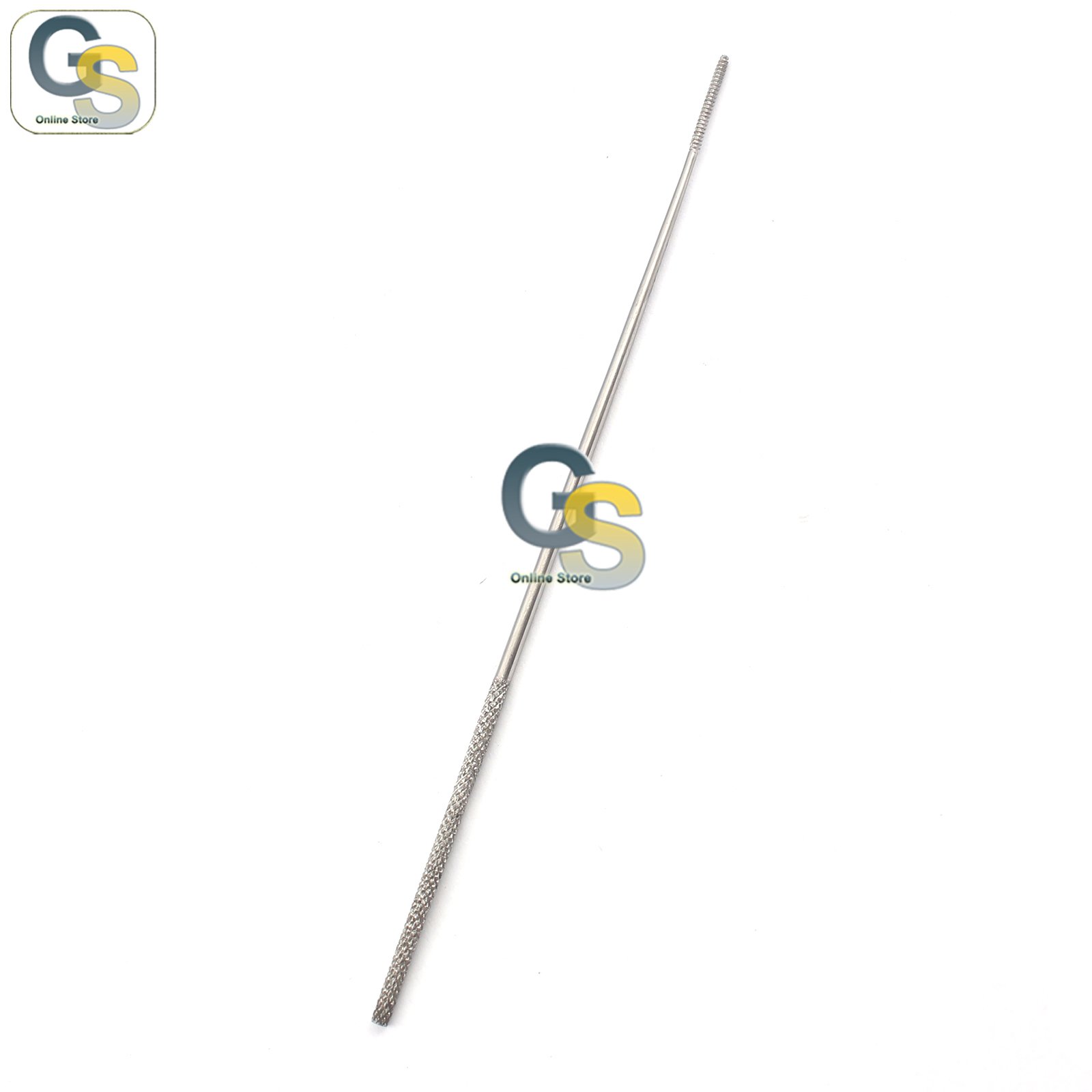 UEBE Cotton APPLICATOR 7" Serrated Round TIP | Stainless Steel | by G.S Online Store