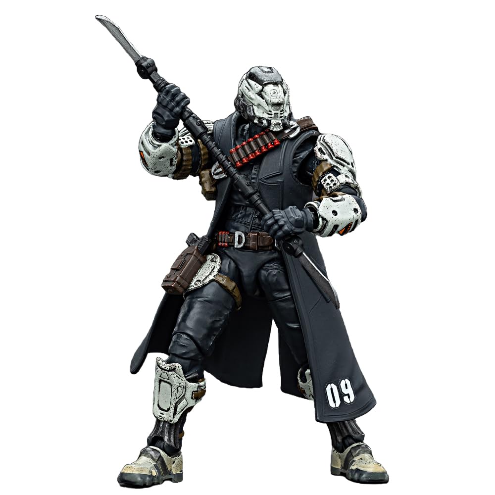 TOYVERSE Joytoy 1/18 Action Figure Battle for The Stars Sorrow Expeditionary Forces 09th Legion Assault Company Stealth Master, Mobile Joints Character Model, 10.7 cm, 15 Years and Above