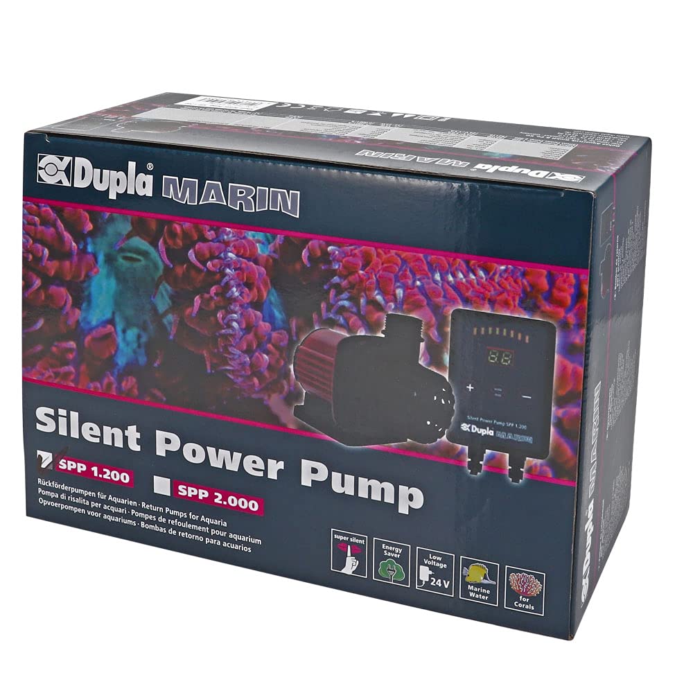 Dupla Marin Silent Power Pump I 2.000 l/h I Potente Pompa di Flusso per acquari, silenziosa e a Risparmio energetico, circolazione ottimale per Acqua Dolce e di Mare, Accessori per Acquario Versatili