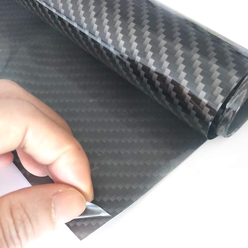 Miniatura 2 de Oracover Monokote Ultracote - Película de cubierta para avión RC (2 unidades, 11.8 in x 39.4 in), multicolor a elegir (patrón de fibra de carbono)