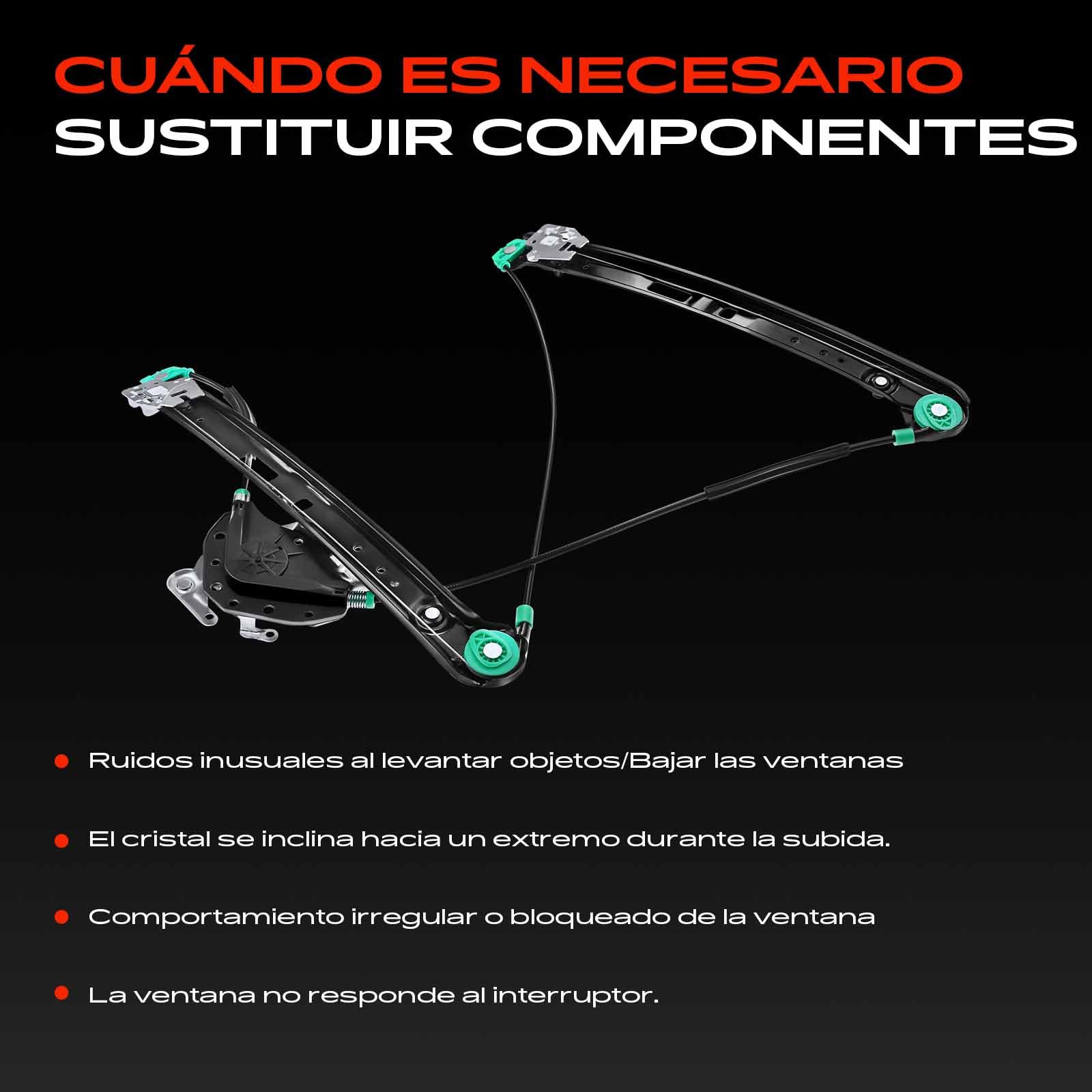 NOCHE Ventana Lifter Kit Reparación Para BMW E46 Para 3 Serie 1998