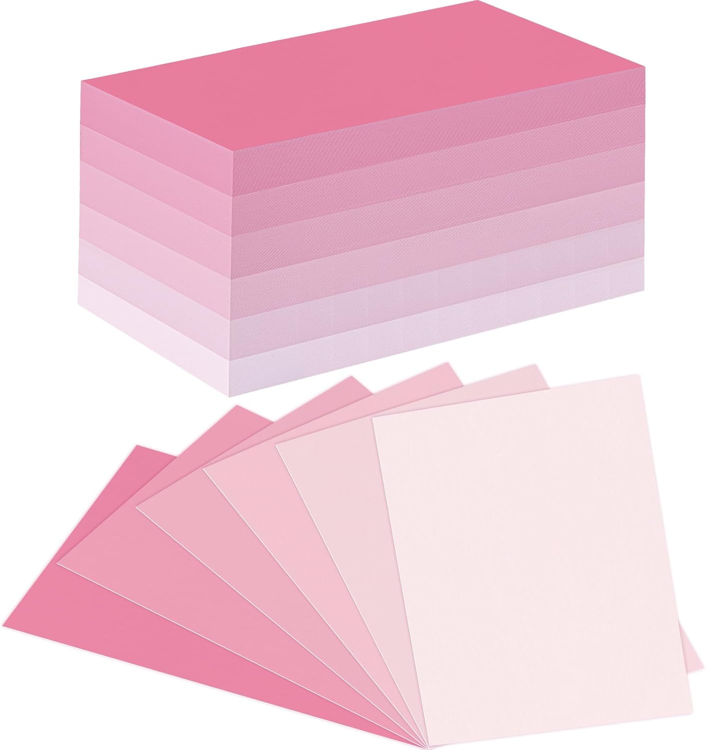 Fainne 300 Pcs Colored Blank Index Note Cards 180 GSM