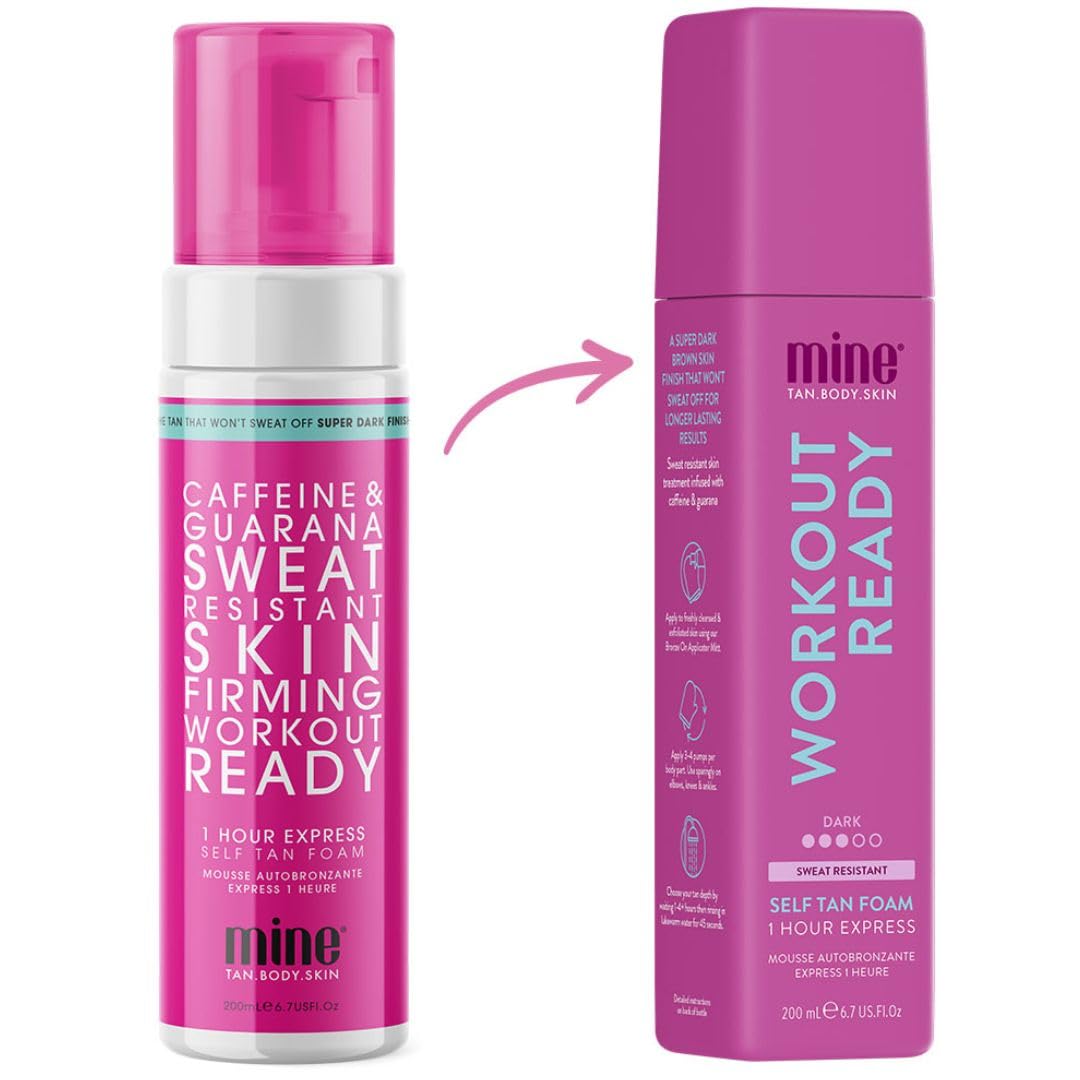 MineTan Dark Self Tanning Foams | Bronze Collection - Best Fake Tanner Mousse for a Deep Instant Bronzing Glow, 1 Hour Express, Face & Body, Ultra Hydrating Formula, Coconut Scented, 6.7 Fl Oz - Image 8