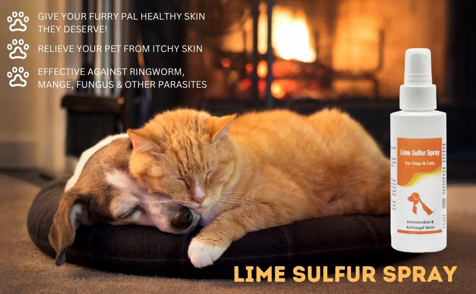 Bundle - 3 Items: Lime Sulfur Spray (4 oz), Cream (2 oz) and Shampoo (8 oz)