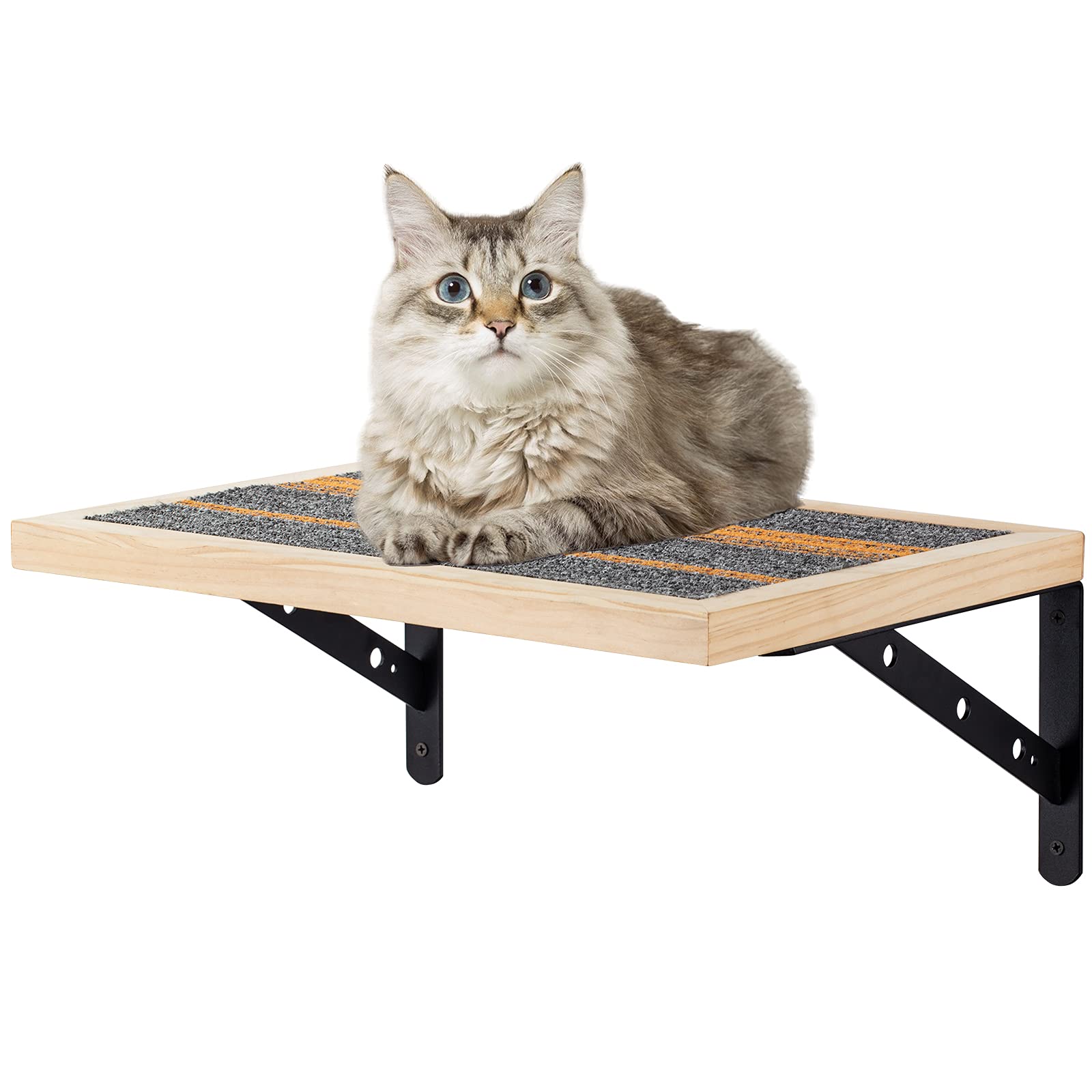 Buy Purife Wood Cat Wall Perch & Shelves Handcrafted Wall Cat