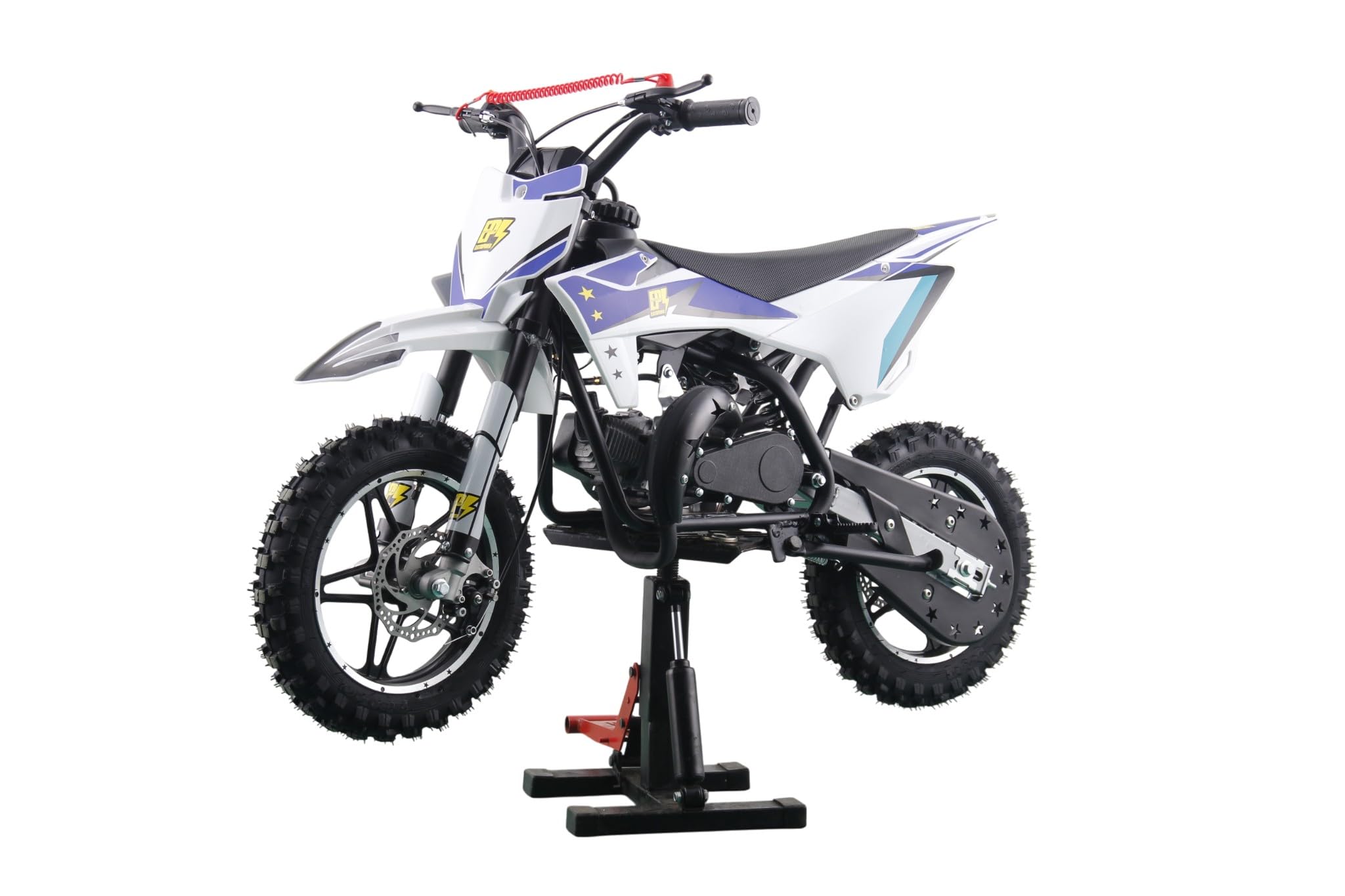 Moto enfant - Mini moto thermique 2 temps 49cc Bleu