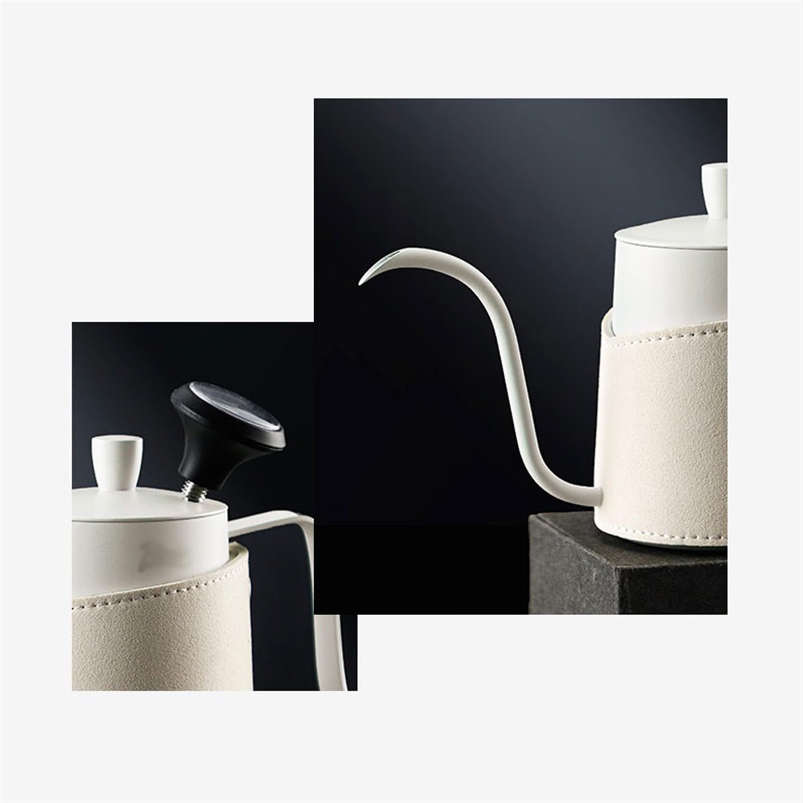 Dzbanek do kawy 350 ml ręczny garnek do parzenia mini przenośny dzbanek do kawy do użytku domowego długi garnek z cienkimi ustami ze stali nierdzewnej wiszące ucho czajnik do wtrysku kawy do domu