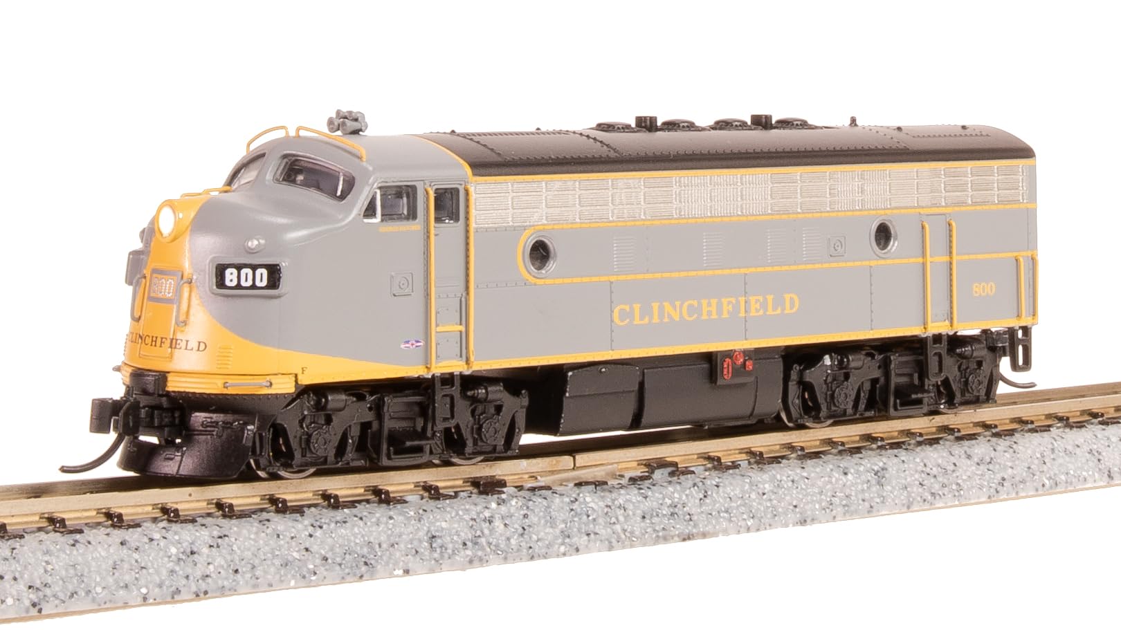 Broadway Limited 9204 EMD F3A, CRR 800, Restored Gray & Yellow, Paragon4 Sound/DC/DCC, N Scale