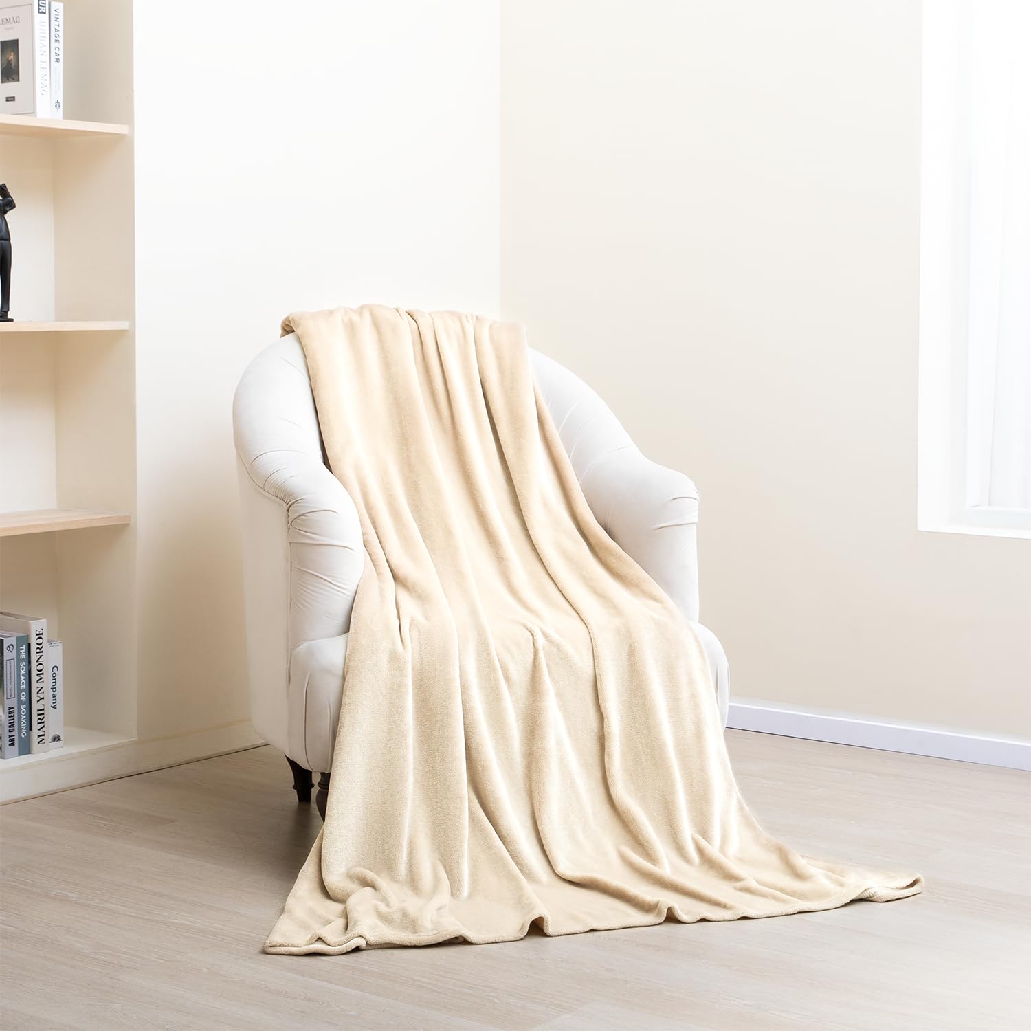 Paco Home Kuscheldecke Flauschige Decke Camel 150x200cm