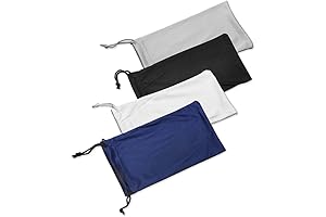 4X Microfiber Sunglasses Glasses Gadgets Cleaning & Storage Pouch