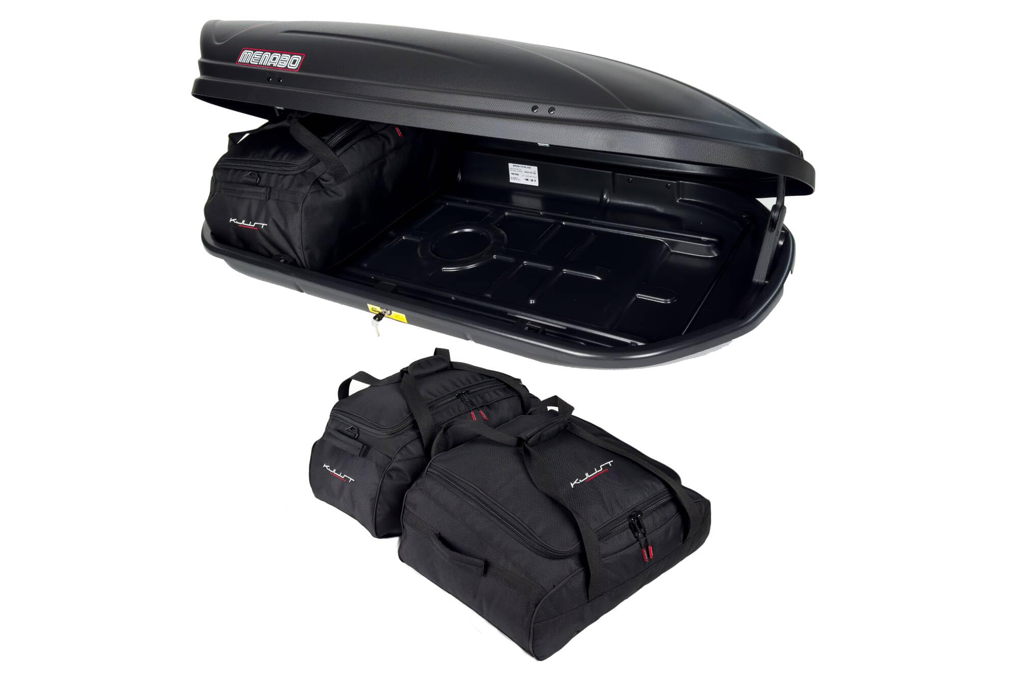 KJUST Caja de techo Bolsas Set 3pcs Compatible Con MENABO MARATHON 400