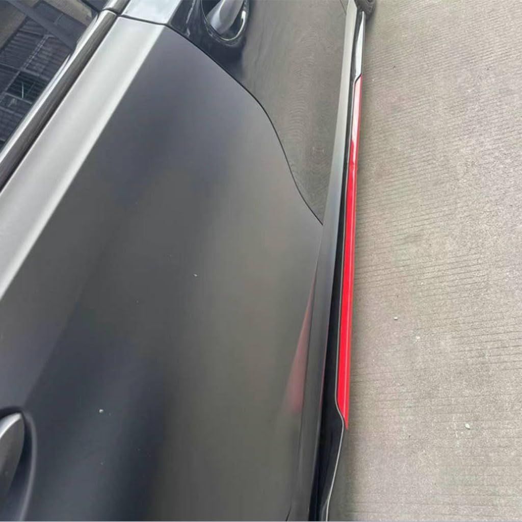 Minigonna Laterale Auto per Alfa Romeo Giulia Stelvio Mito Giulietta Tonale 147 156 159, Splitter Lip, Spoiler per Minigonne Laterali, Plastica, Vernice Lucida, Colore A