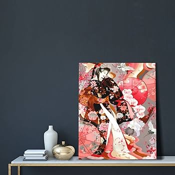 和風 壁飾りアートパネル プリント絵画 美人 壁掛け キャンバスプリントポスター 和風 壁飾りアートパネル プリント絵画おしゃれ壁掛け