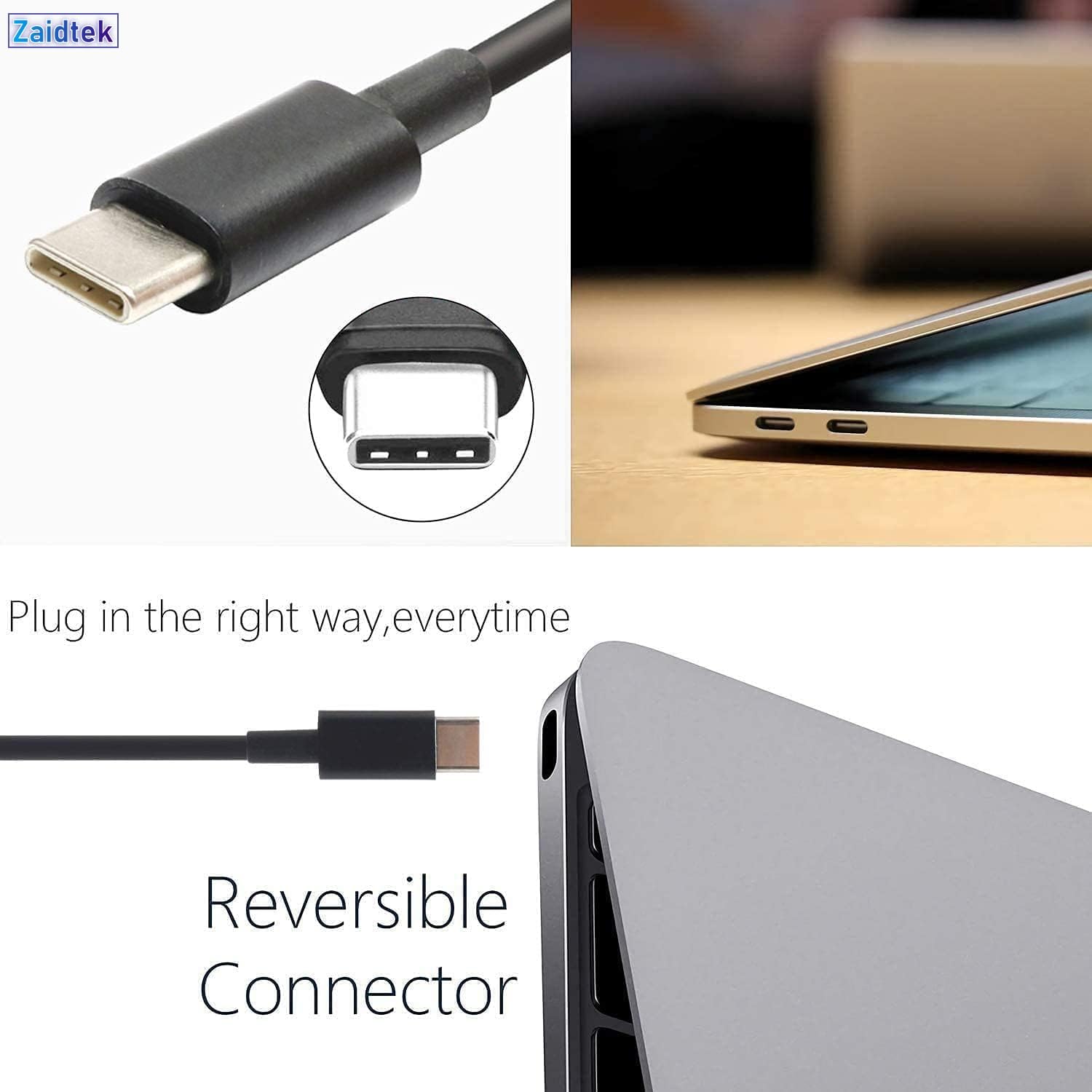 Amazon.com: 45W USB C Chromebook Charger Laptop Compatible with