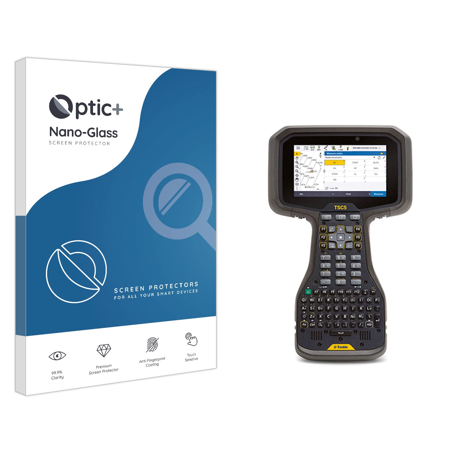Protection D'écran Verre Trempé AtFoliX FX-Hybrid Pour Trimble TSC3 - Résistance 9H