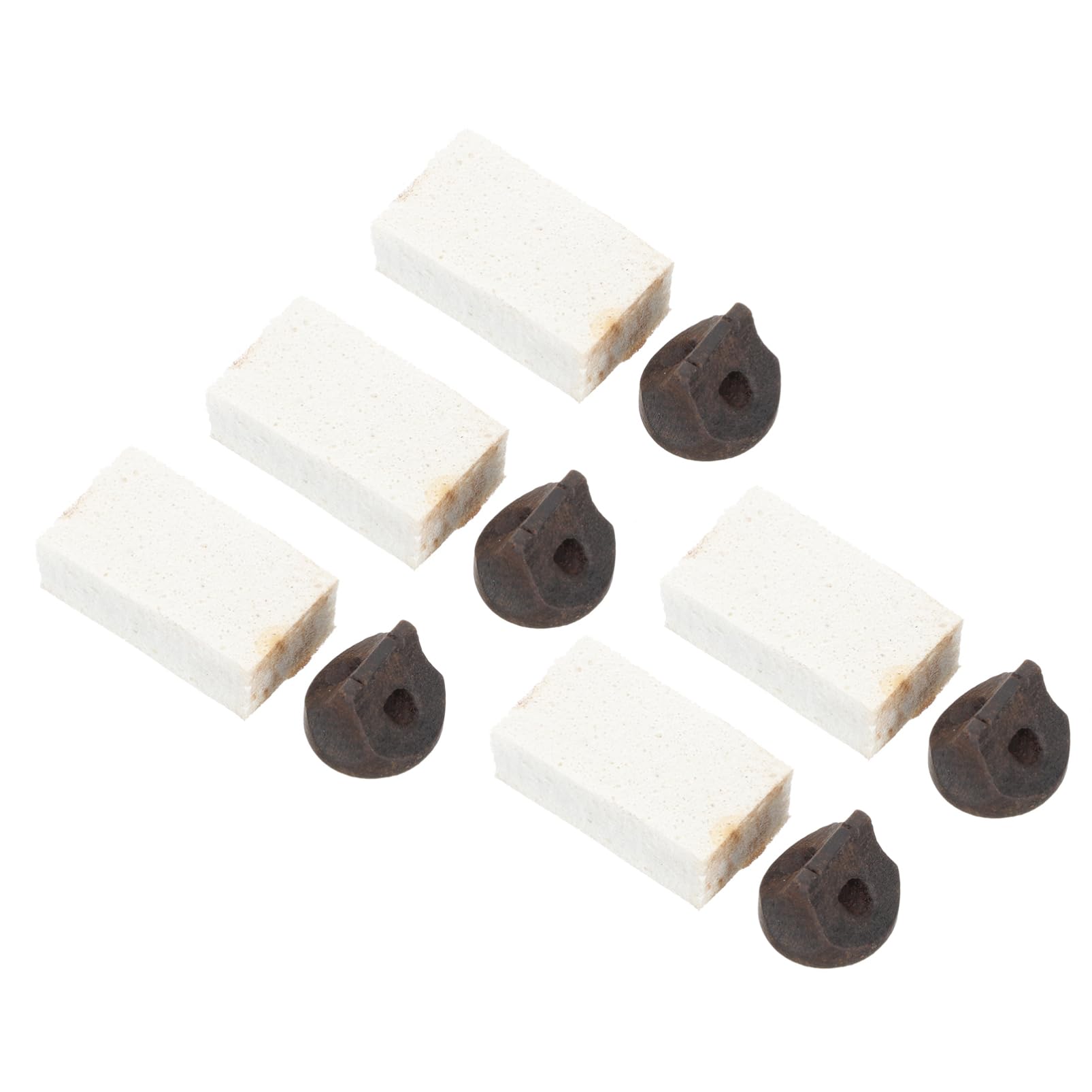 VICASKY 5 Sets Erhu Accessories Chinese Erhu Silencer Oud Instrument Erhu Zhonghu Mute Practice Pad Practical Erhu Silencer Erhu Practice Silencer Erhu Using Mute Wood White Violin Code