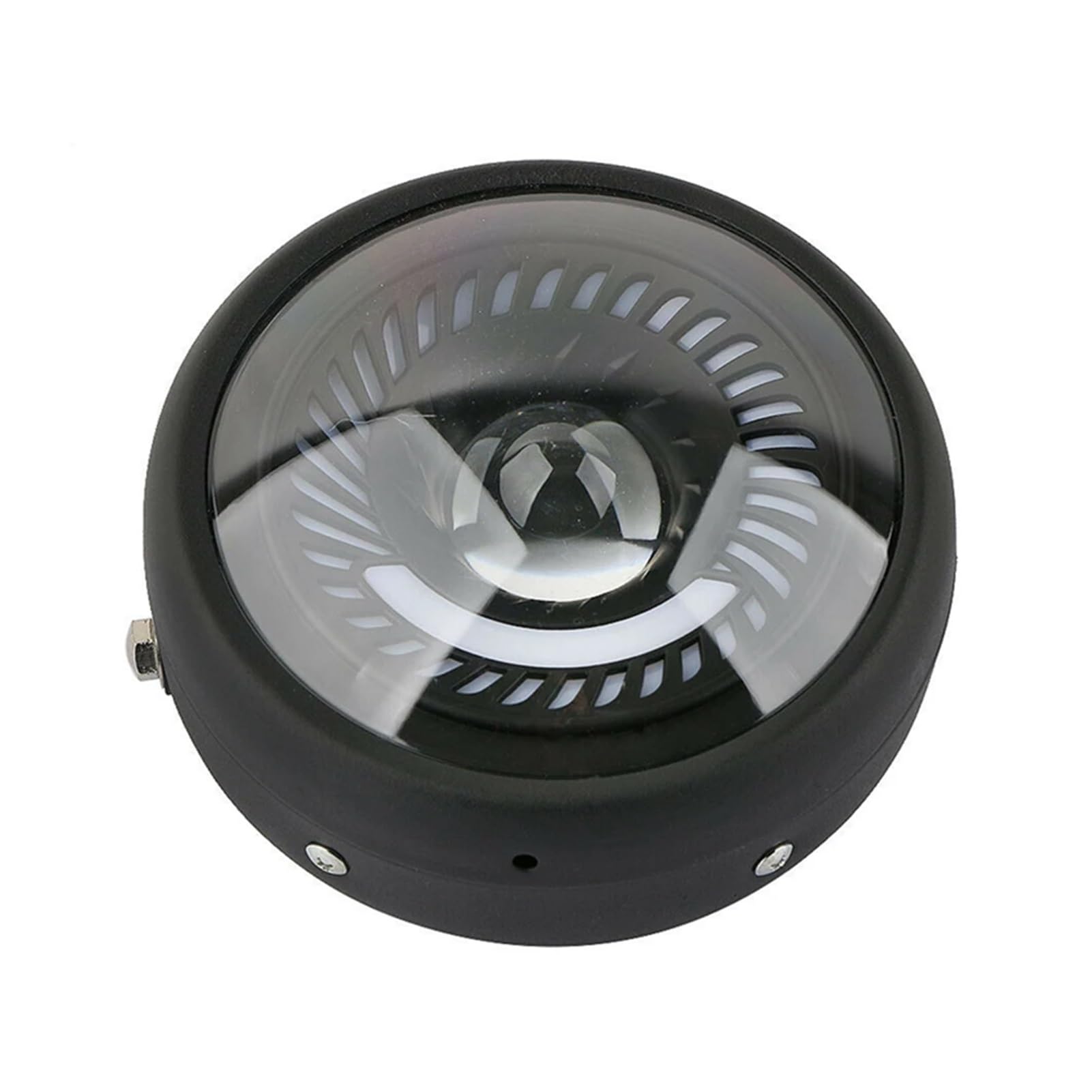 Faro de protección LED Negro de 6,5 Pulgadas for Motocicleta Haz Alto y bajo con Soporte