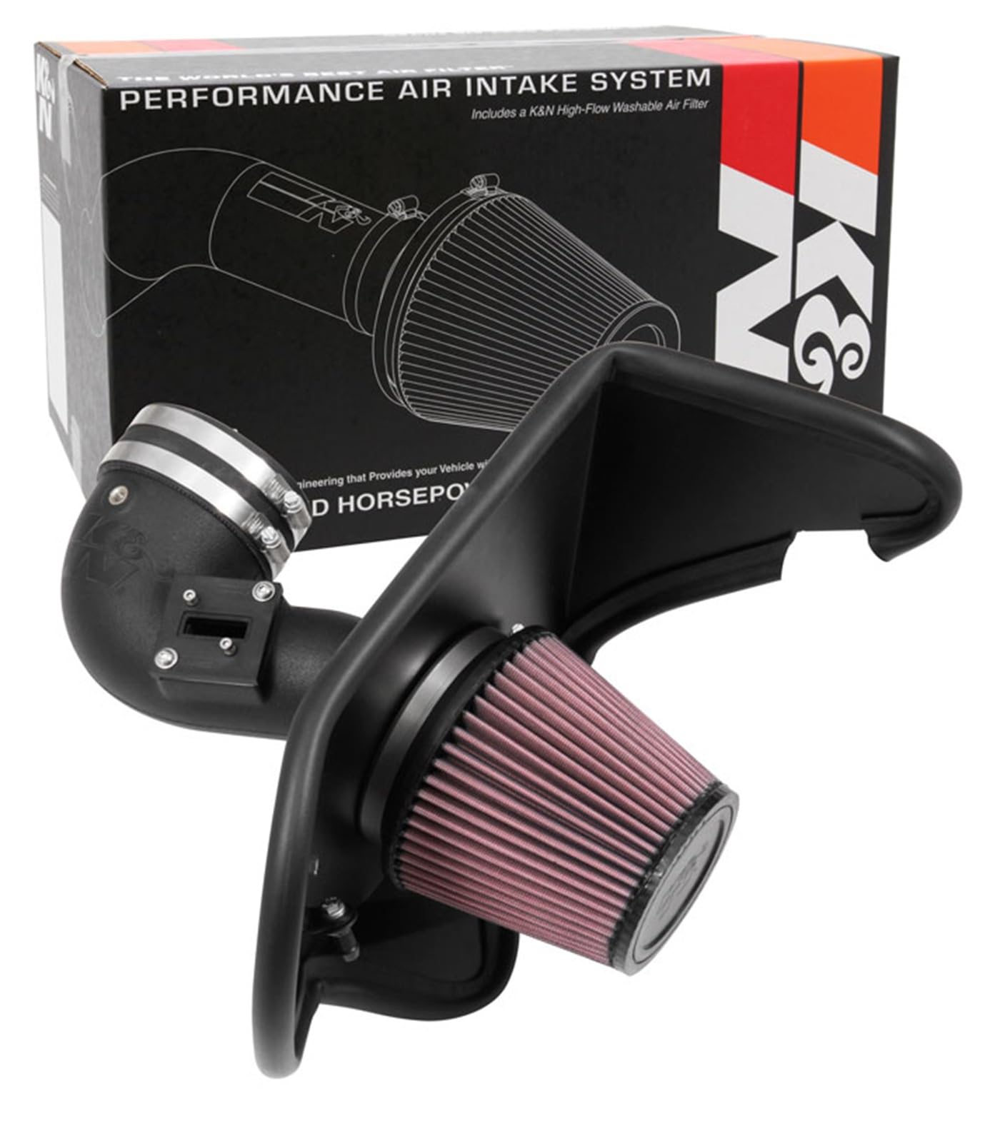 K&N KIT TODOTERRENO CON CARGADOR DE AIRE 63-3105 | Compatible con: Chevrolet Camaro, Camaro Convertible