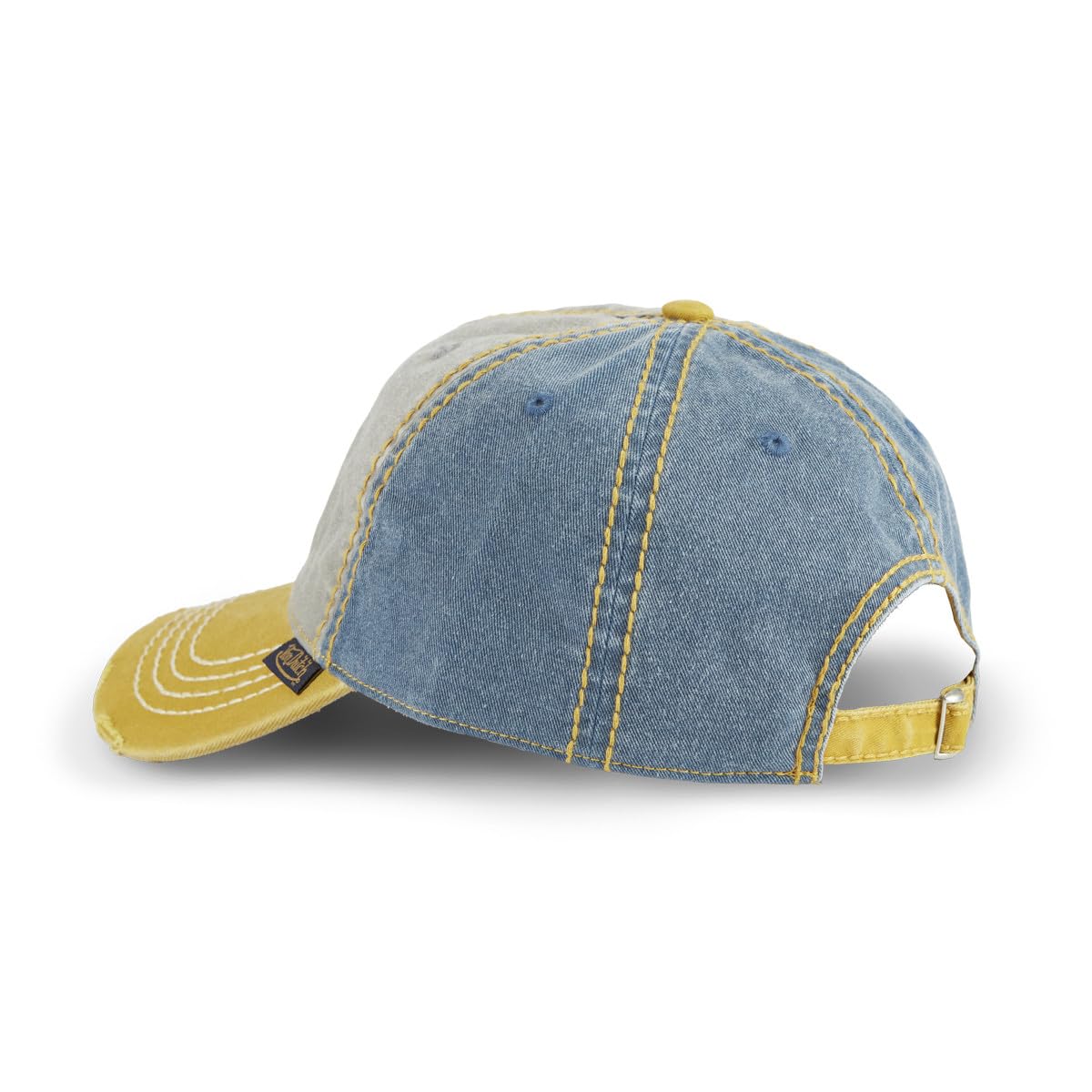 Von Dutch Czapka z daszkiem dla dorosłych z przodu z haftem efekt zużytego retro czaszki