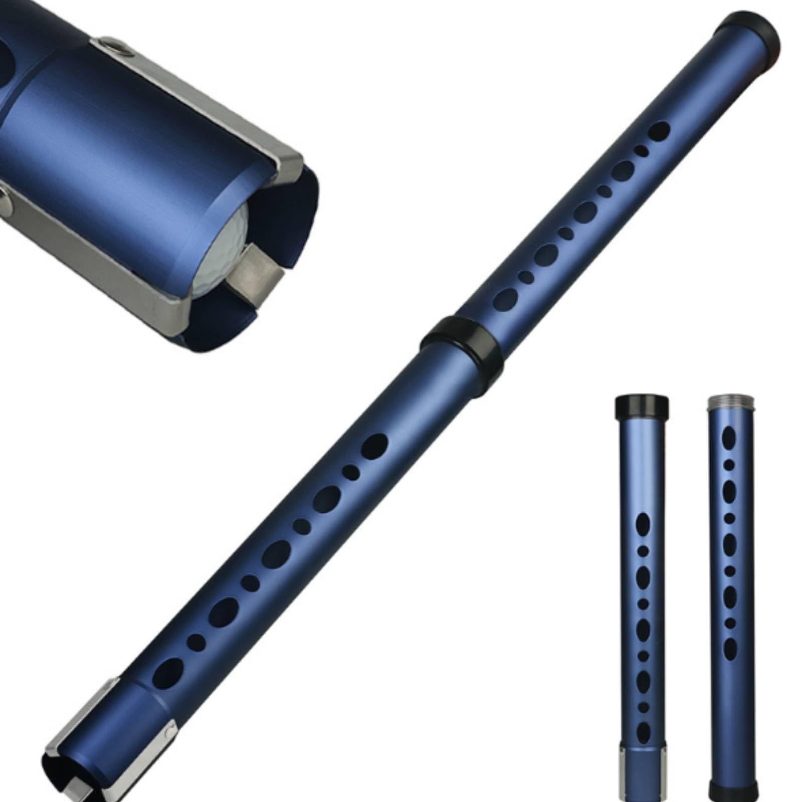 Tubo Recogedor Bolas Golf Portátil Tubo Recogedor Pelotas Golf Antislizante para Golfistas