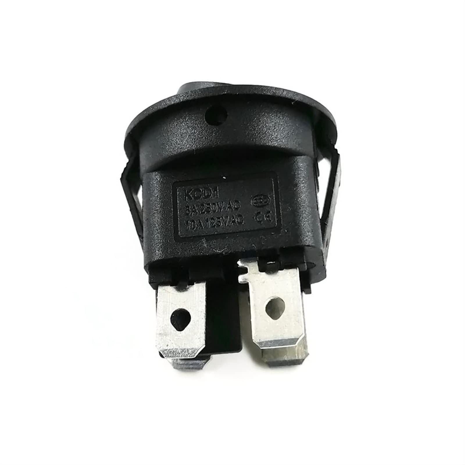 Interrupteur à Bascule Rond 20mm 4 Broches Rouge - Marche/Arrêt AC 250V 6A 125V 10A