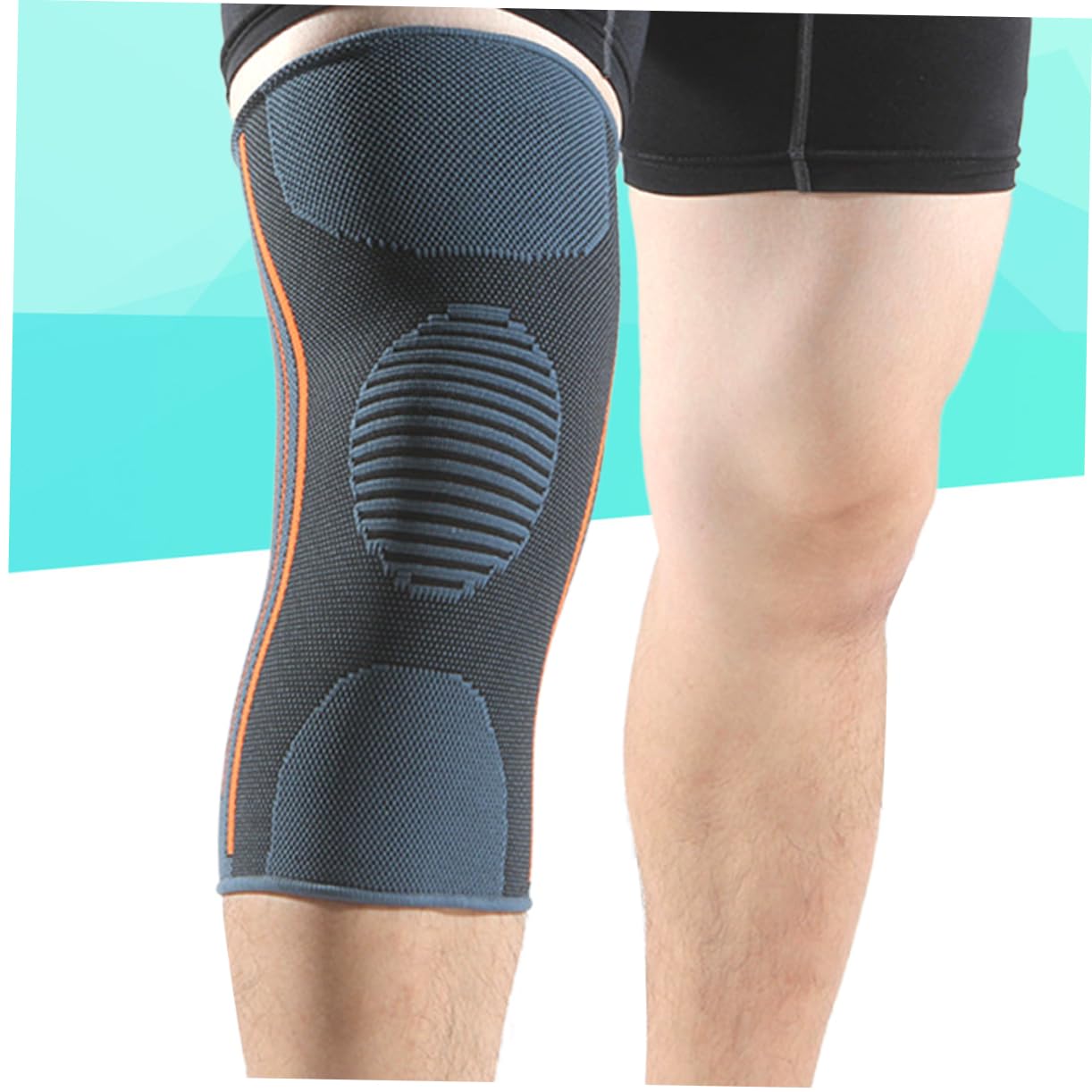 HAPINARY Performance Knee Support Elastic Sports Knee Pads Breathable Nylon for Men Women Protects While Running Hiking Cycling