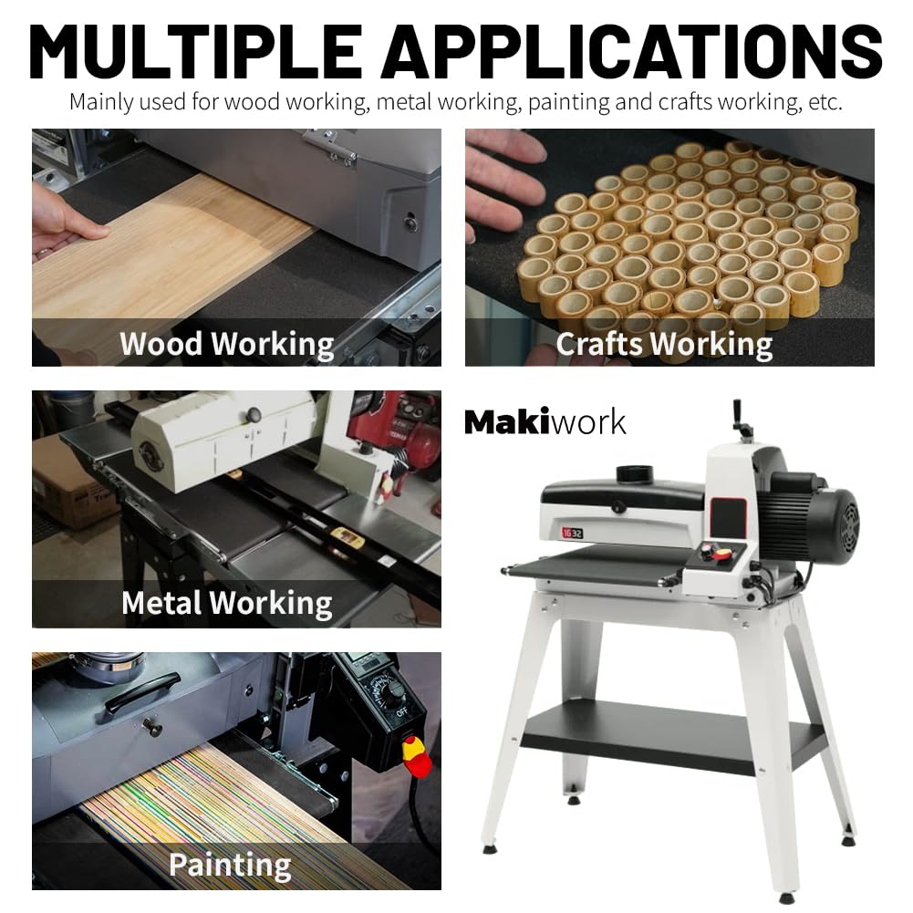 Amazon | 100グリットドラムサンダーフィードベルトコンベア