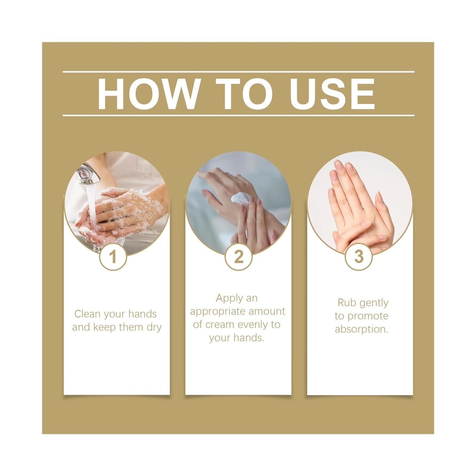 Crema for le mani for la cura delle 55g | Pelle liscia, profumazione anti-screpolature e duratura(3pcs)