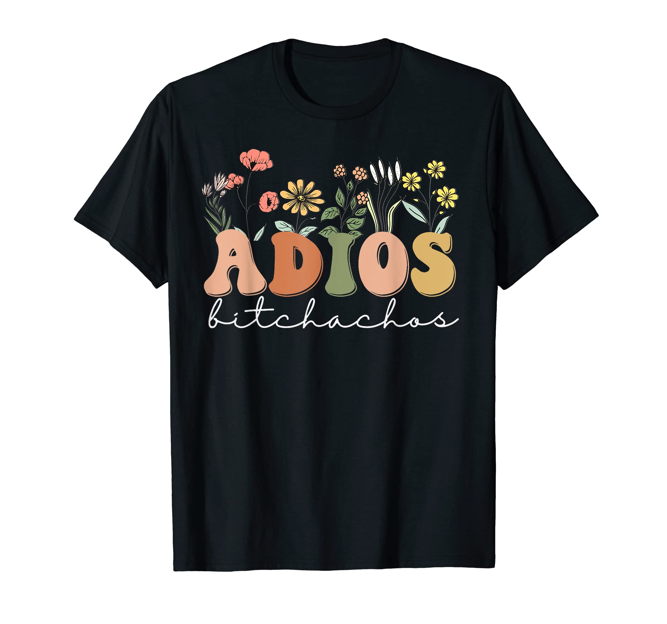 Womens Bachelorette Fiesta Adios Bitchachos T-Shirt