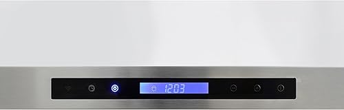 Miniatura 4 de DUURA Elite DE360RHSSS Campana extractora debajo del gabinete con conducto de escape, luces LED táctiles, ventilador de 4 velocidades con control