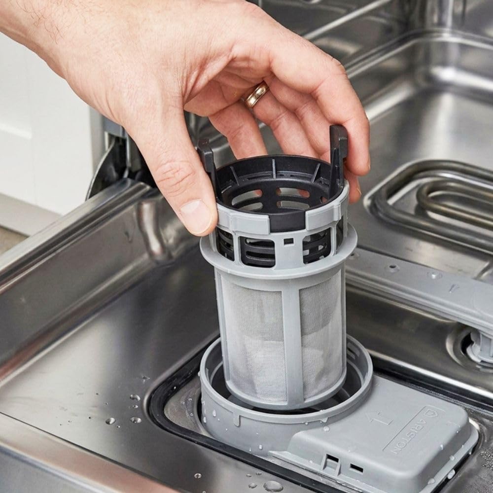 Filtr zmywarki kompatybilny z Ariston Hotpoint Indesit, C00256571 + C00256572, kompletny filtr wymienny