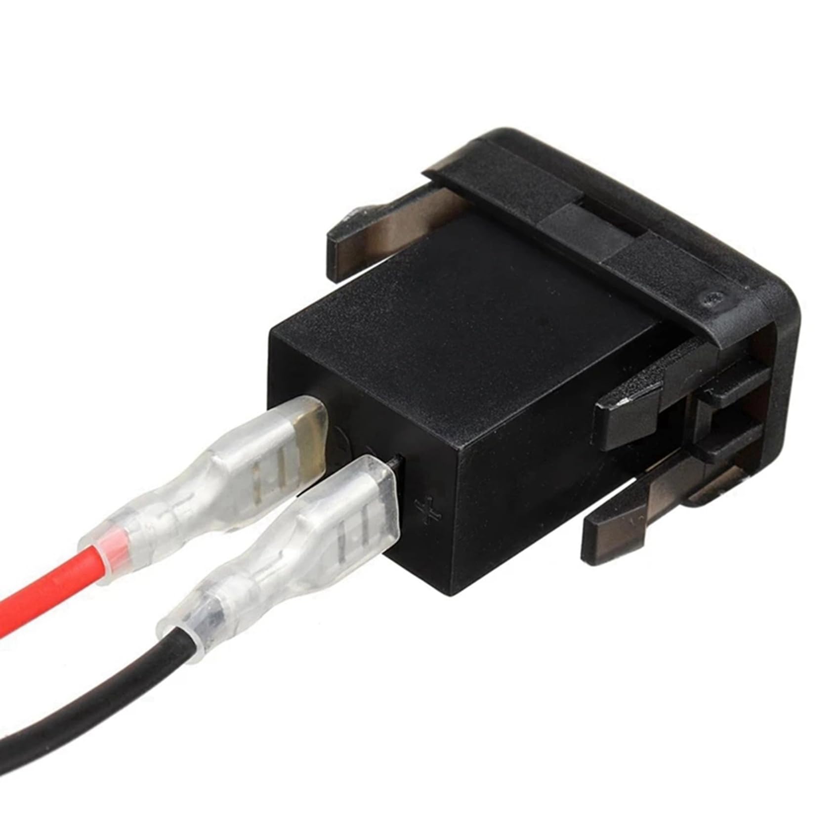 5X Adaptateur de Chargeur de Voiture QC3.0 Double Prise de Chargeur USB avec VoltmèTre pour Prado