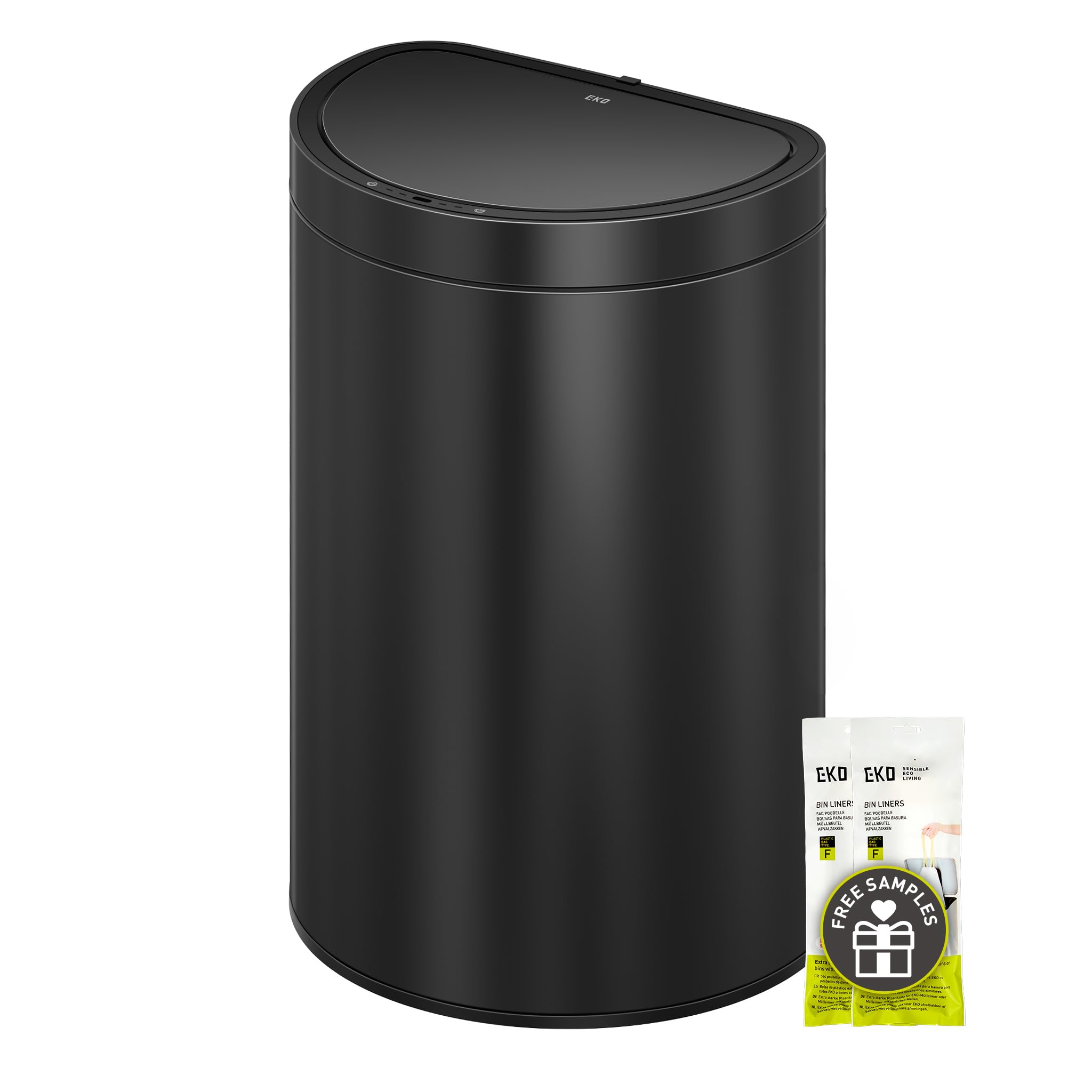 コグマNEIGHBORHOOD CI / P-TRASH CAN + CI Amazon.com: EKO Mirage Semi-Round 47L / 12.4 Gal Motion Sensor
