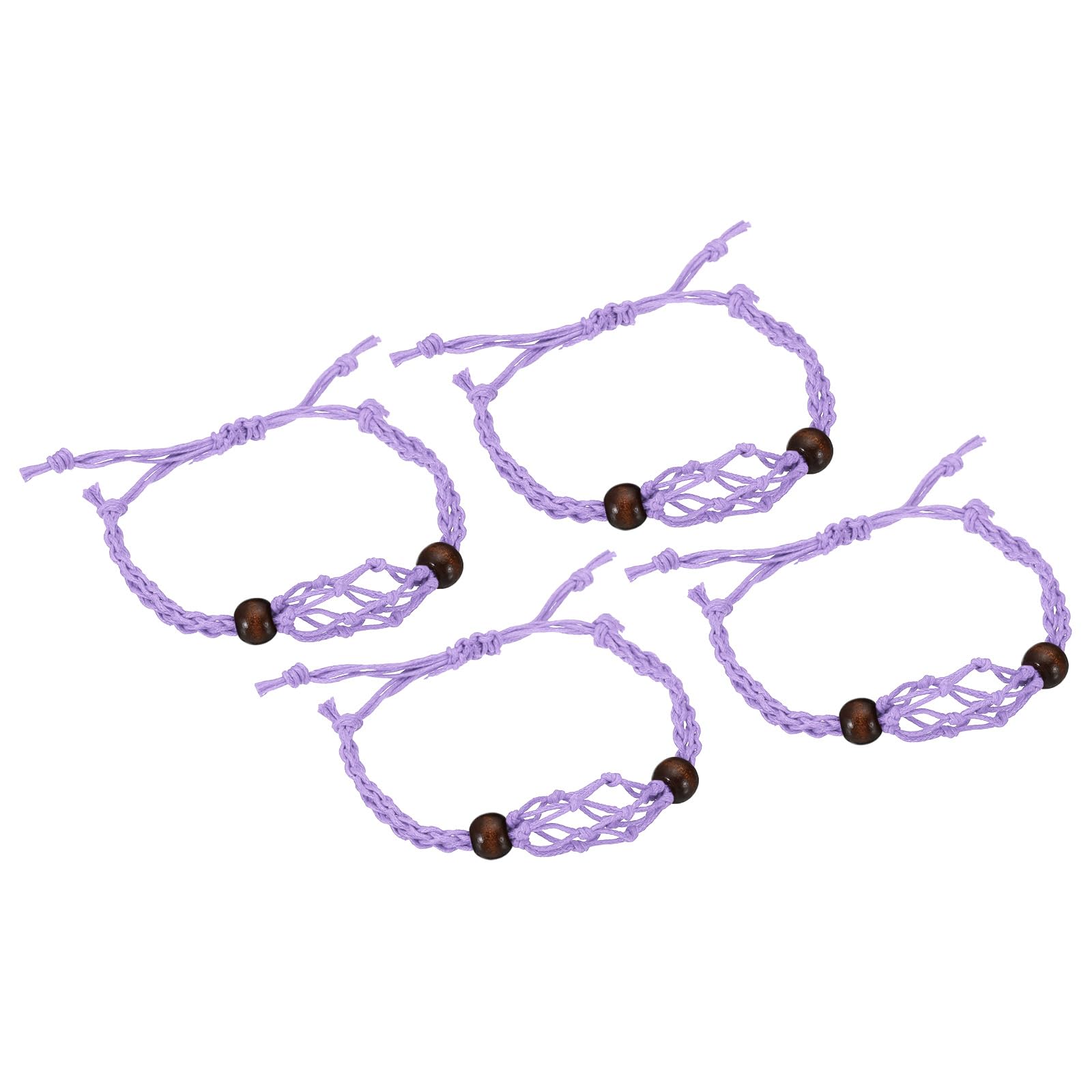 PATIKIL 7.87-11.02" Bracelet Cord Empty Stone Holder