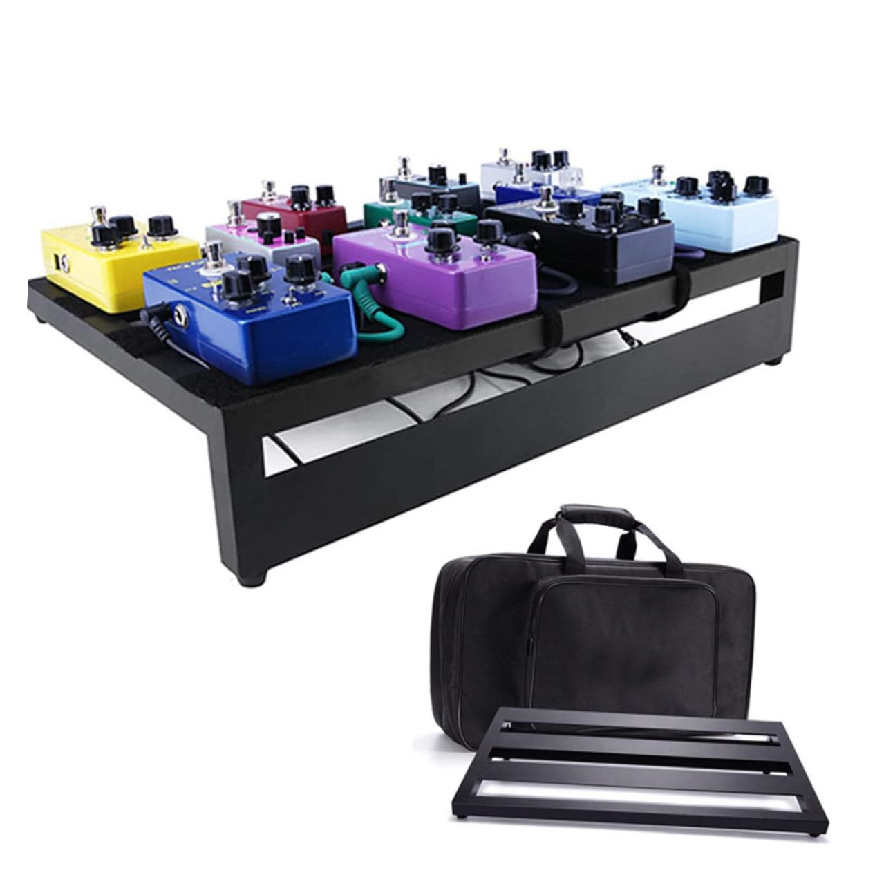 Amazon | ULTECHNOVO 1セットエフェクター支架 ギターエフェクター