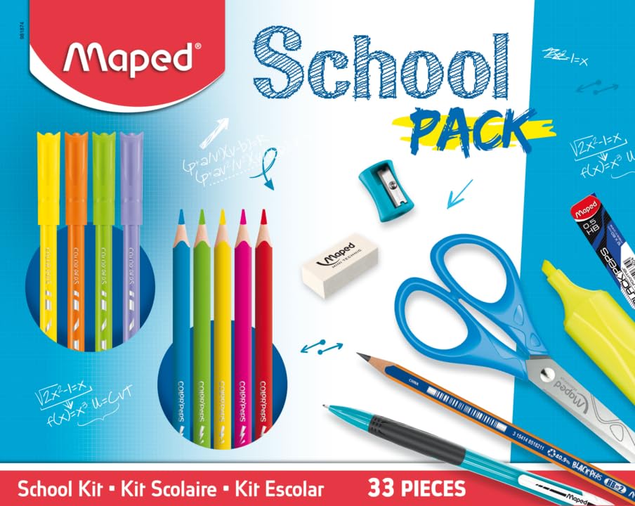 Coffret Coloriage Maped Jungle Fever 28 Pièces - Crayons Et Feutres Jumbo Dès 3 Ans