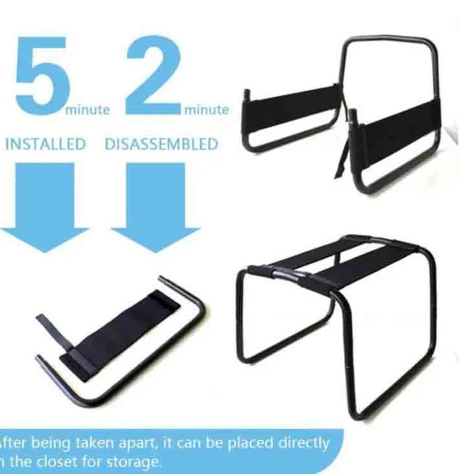 Sedia Anti-Slip Facile da Smontarsi e Utilizzare Ovunque